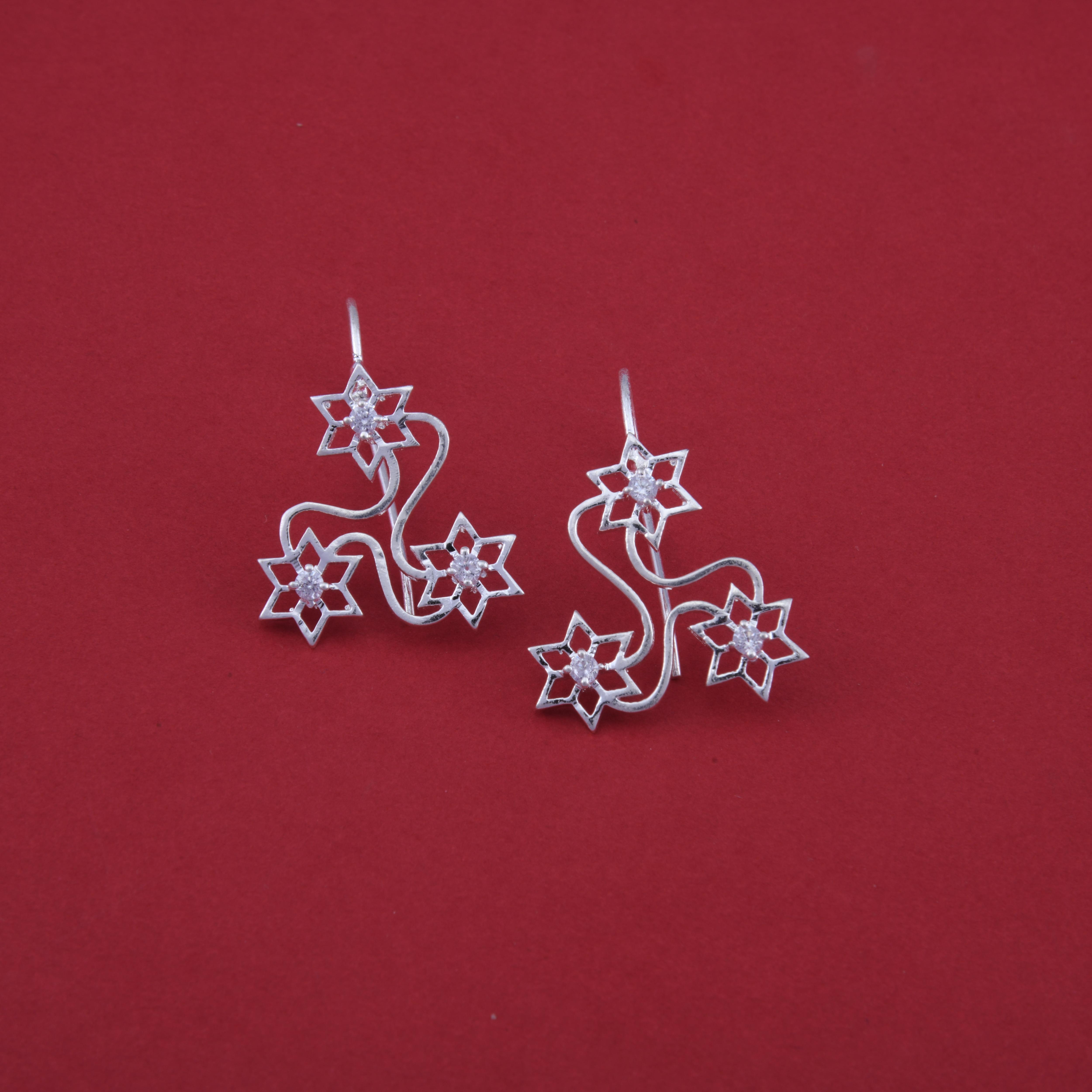 Kolam Small Hook Earrings