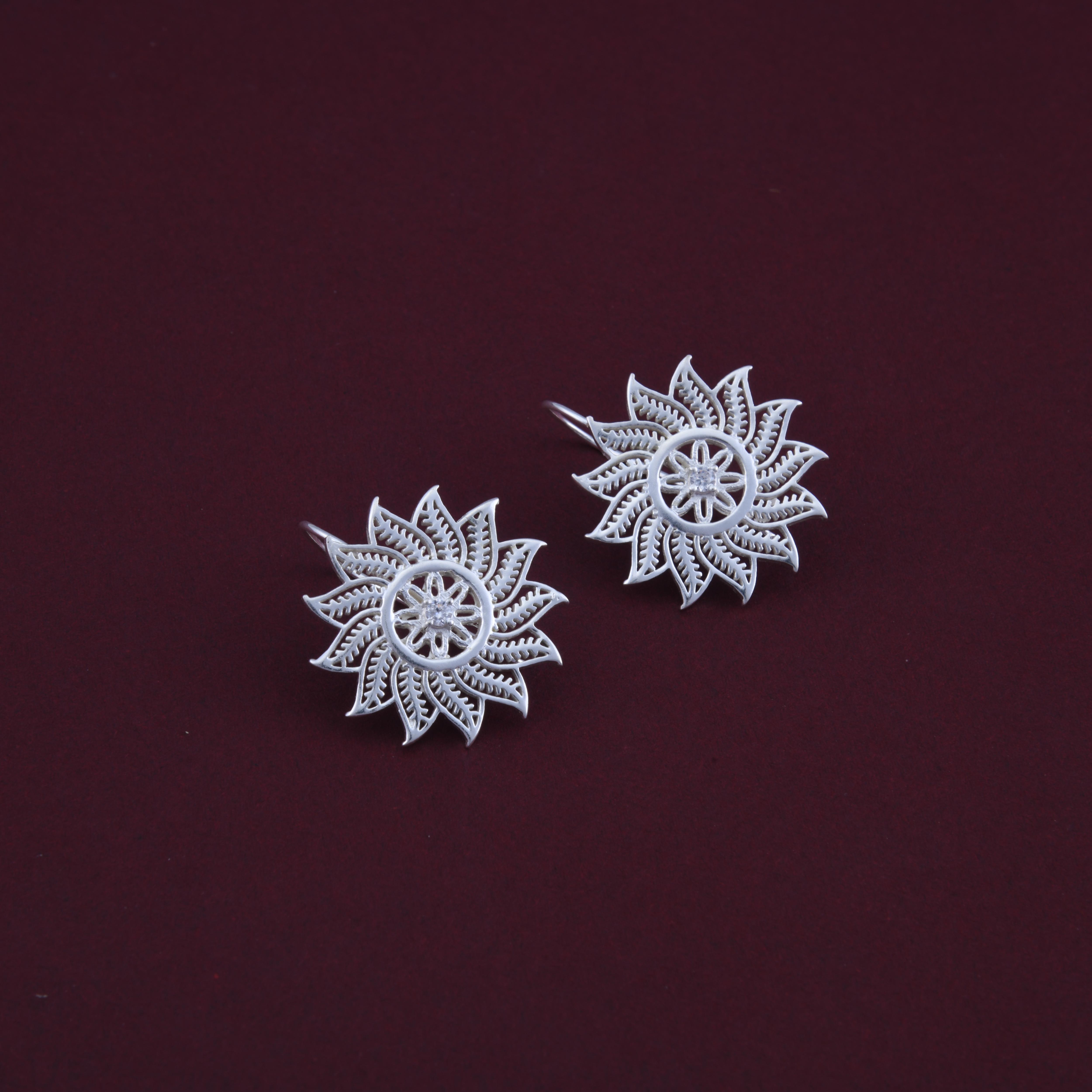 Pookalam Hook Earrings