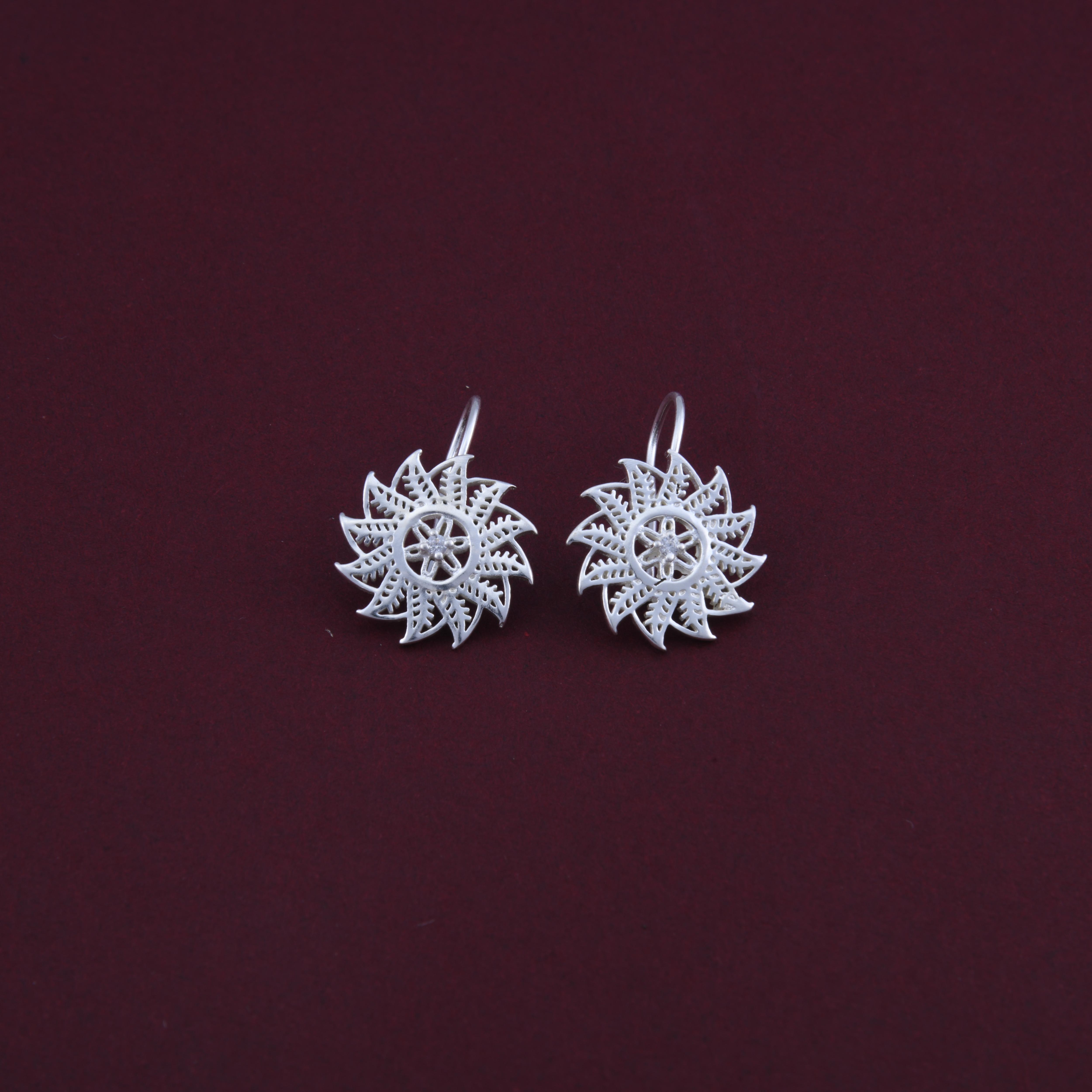 Pookalam Hook Earrings