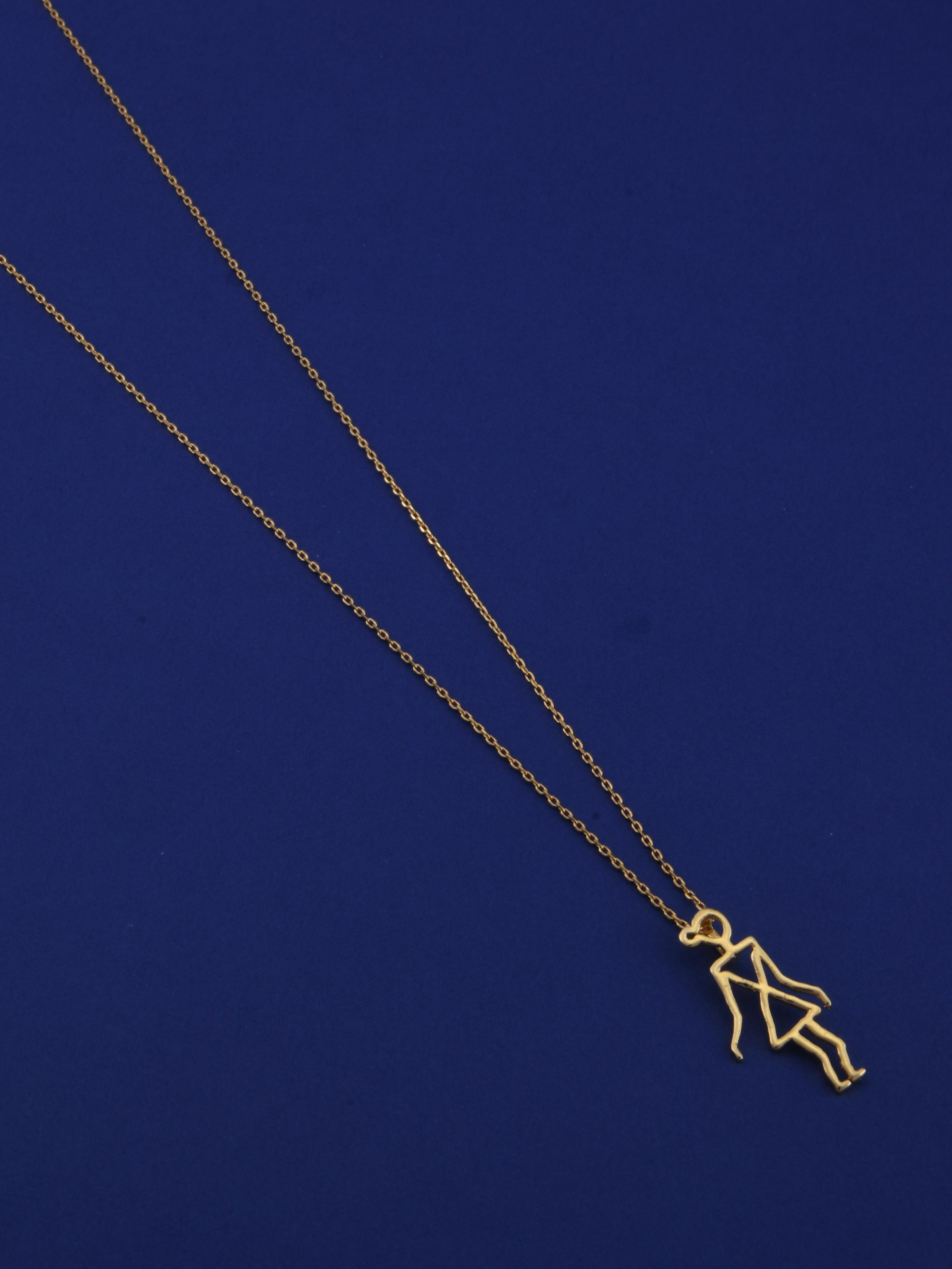 Warli Girl Pendant Necklace