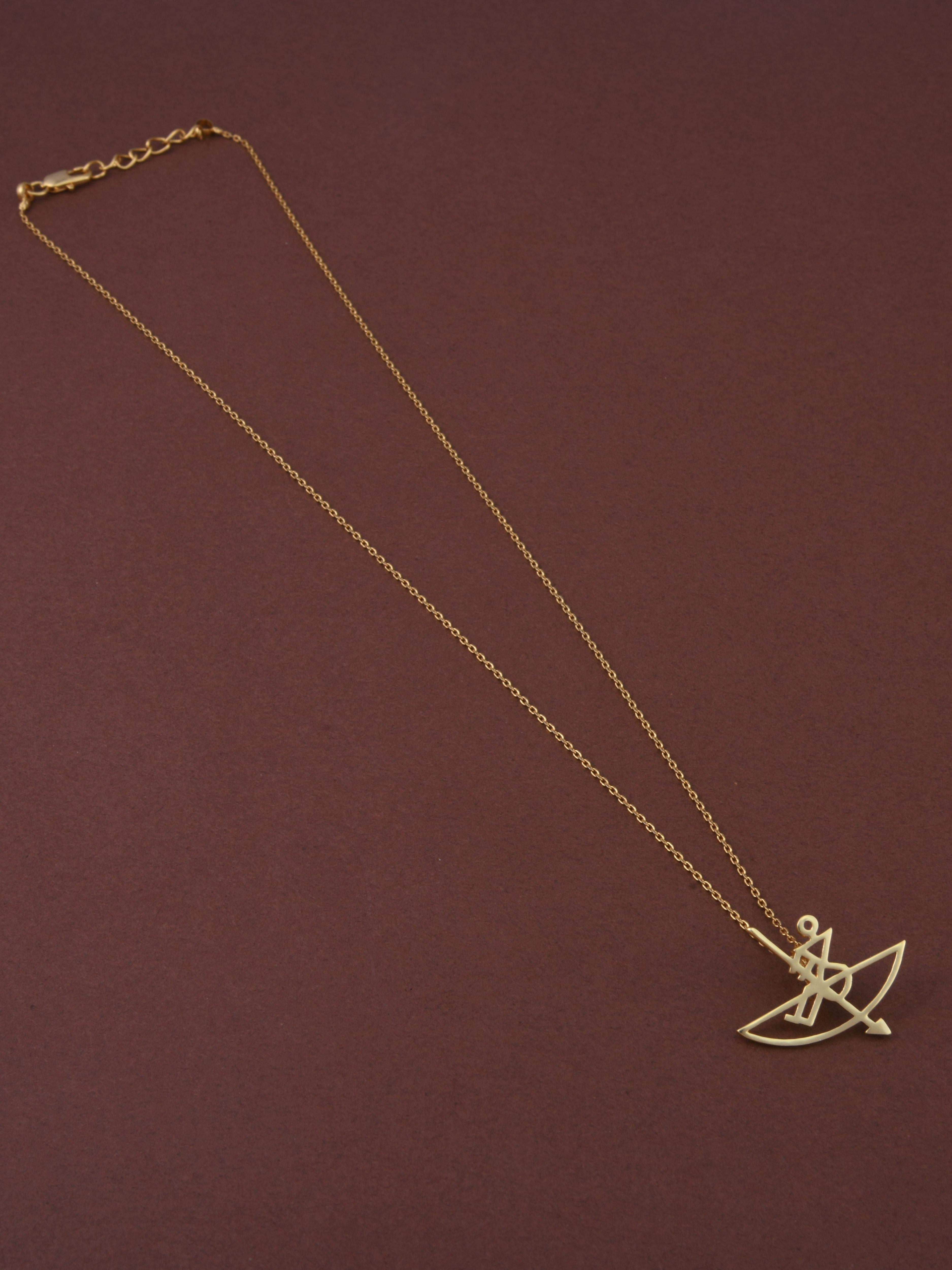 Warli Boat Pendant Necklace