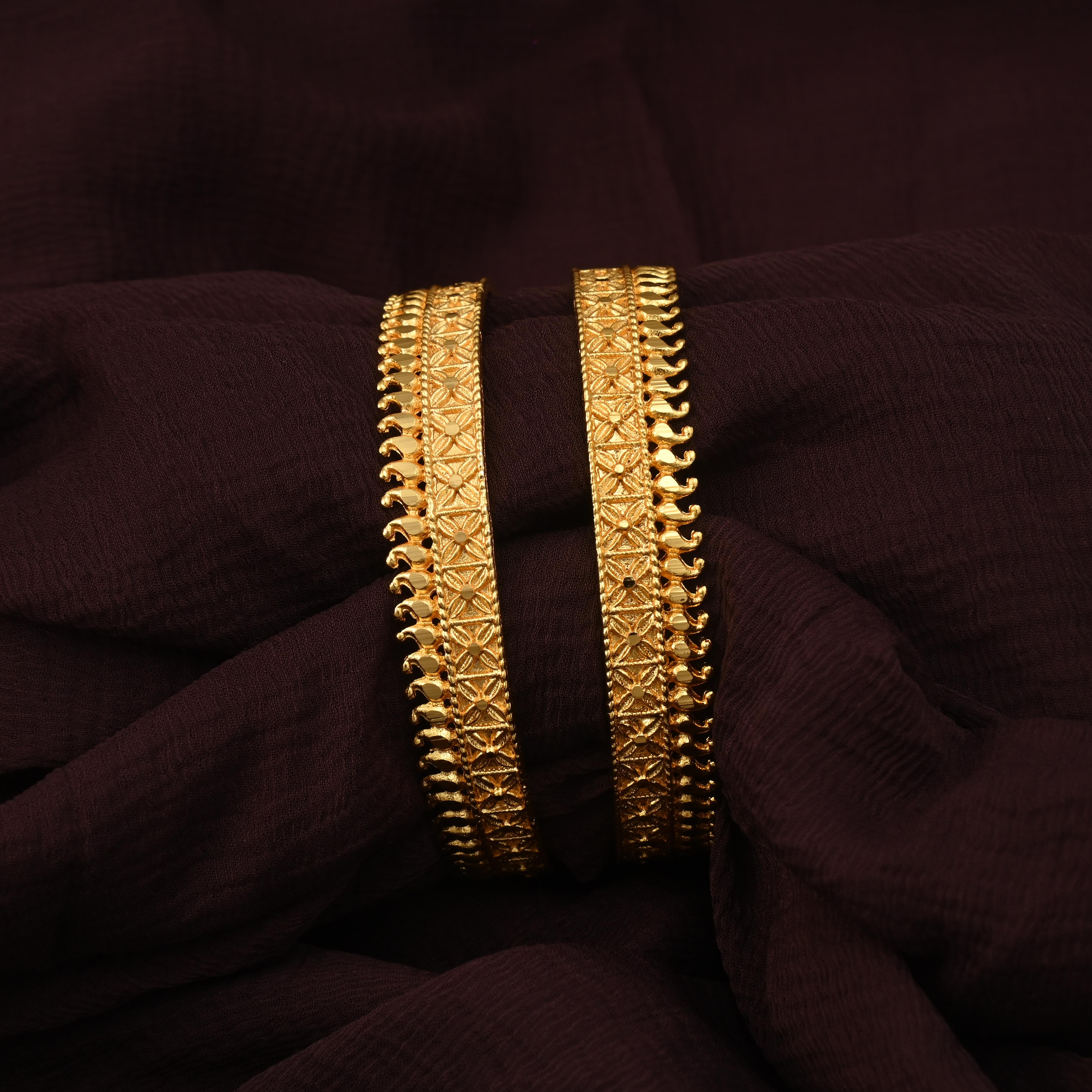 Traditional Koyari Golden Bangles