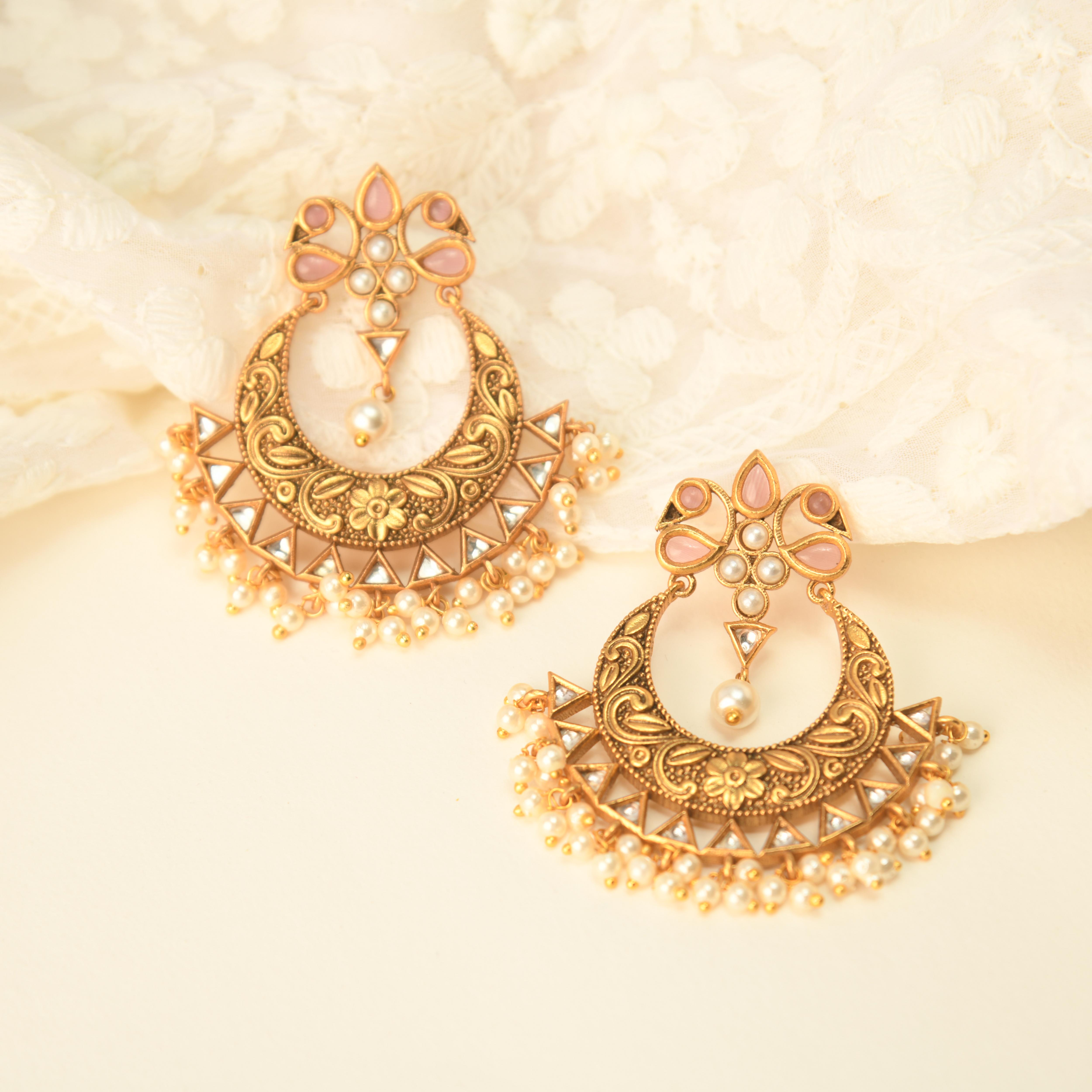 Matte Temple Bali Earrings