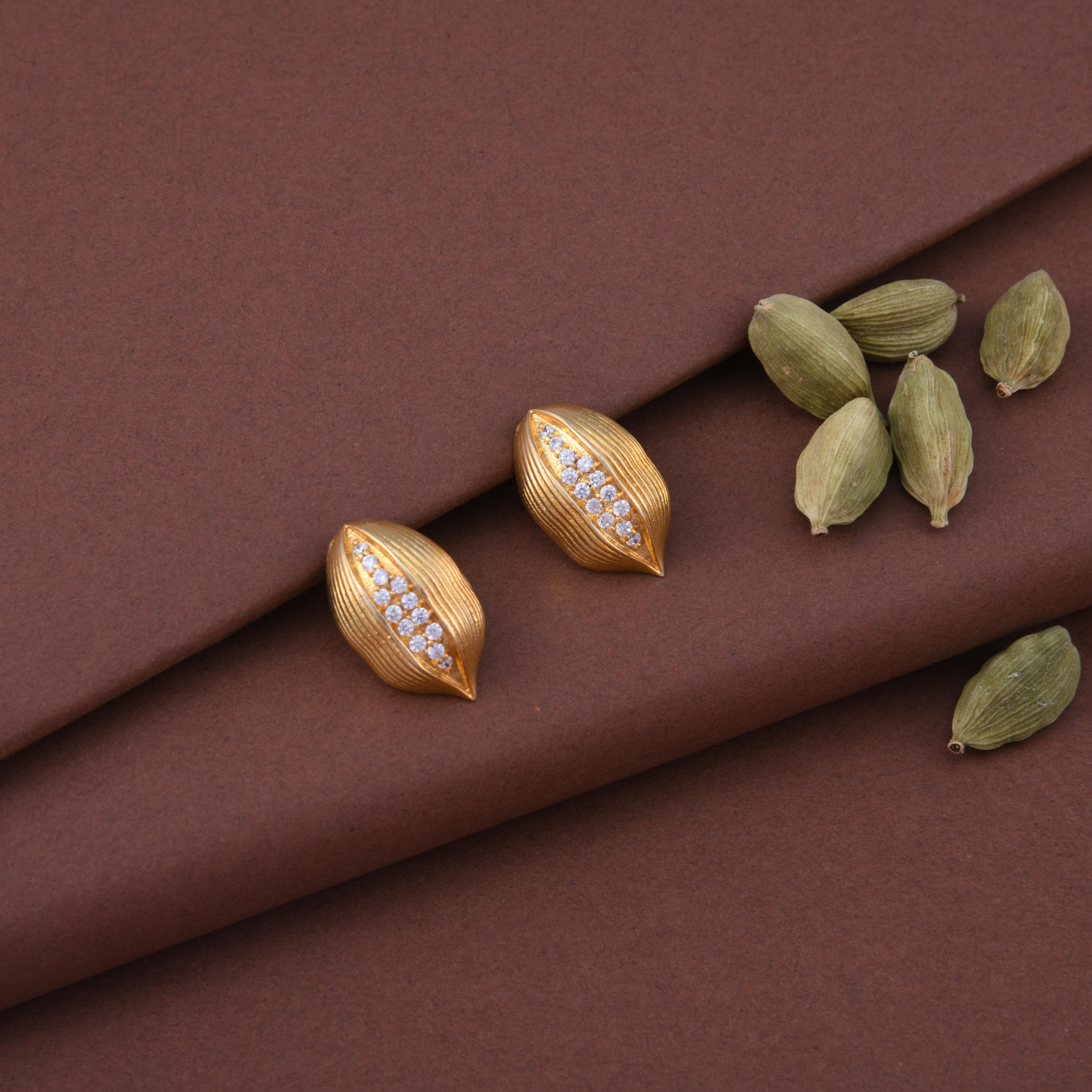 Cardamom Big Spice Earrings