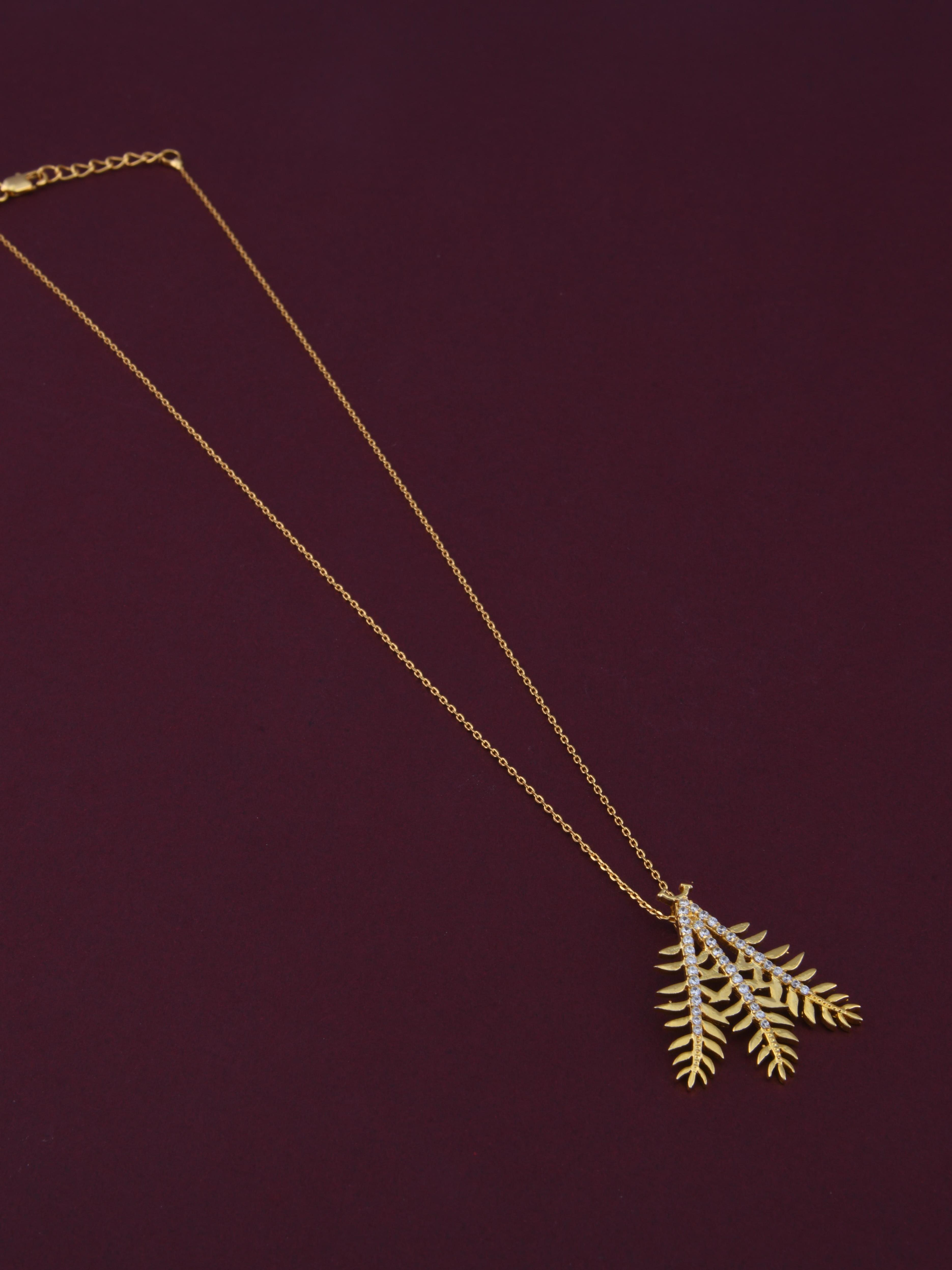 Curry Leaves Spice Pendant Necklace