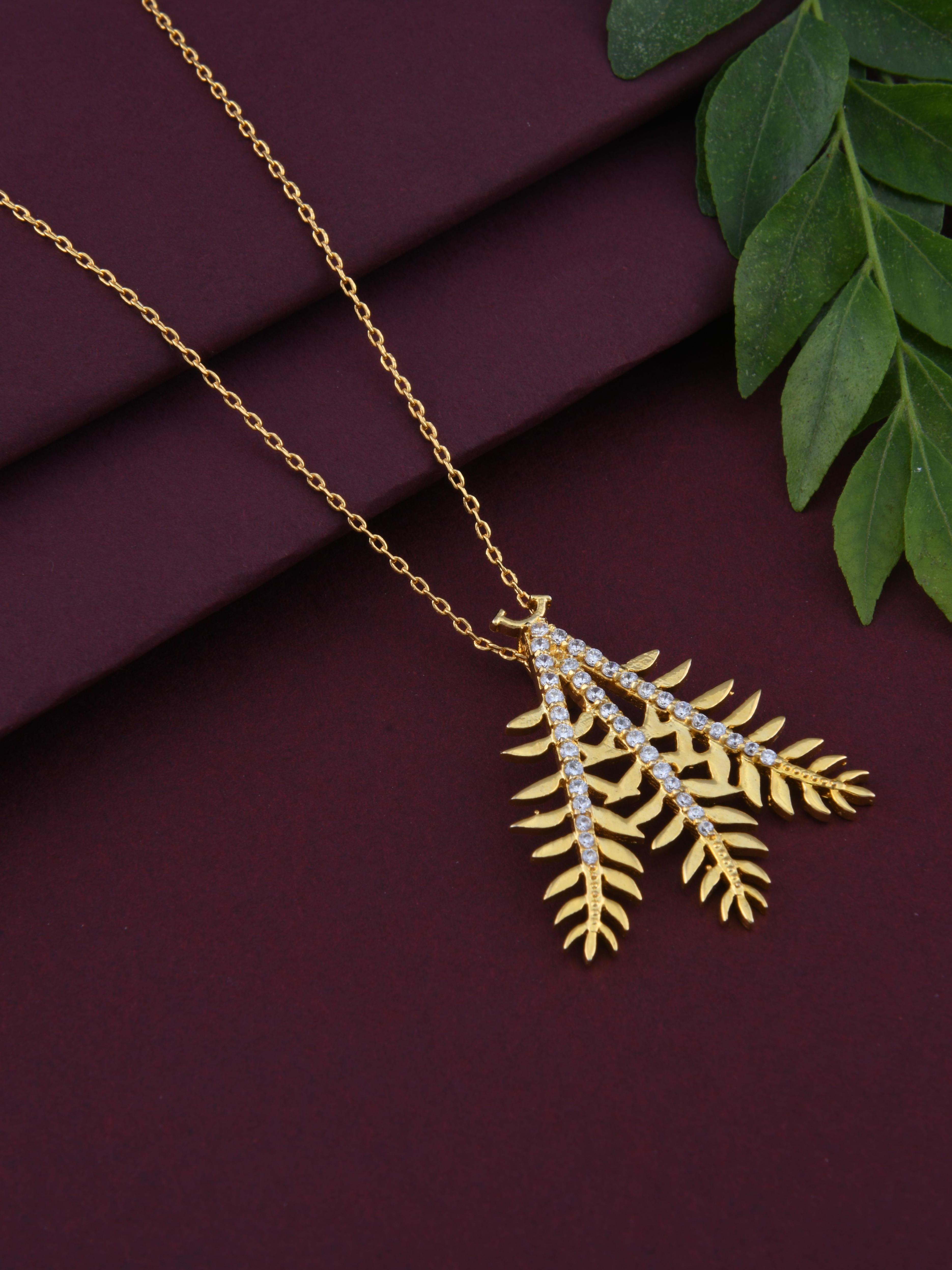 Curry Leaves Spice Pendant Necklace
