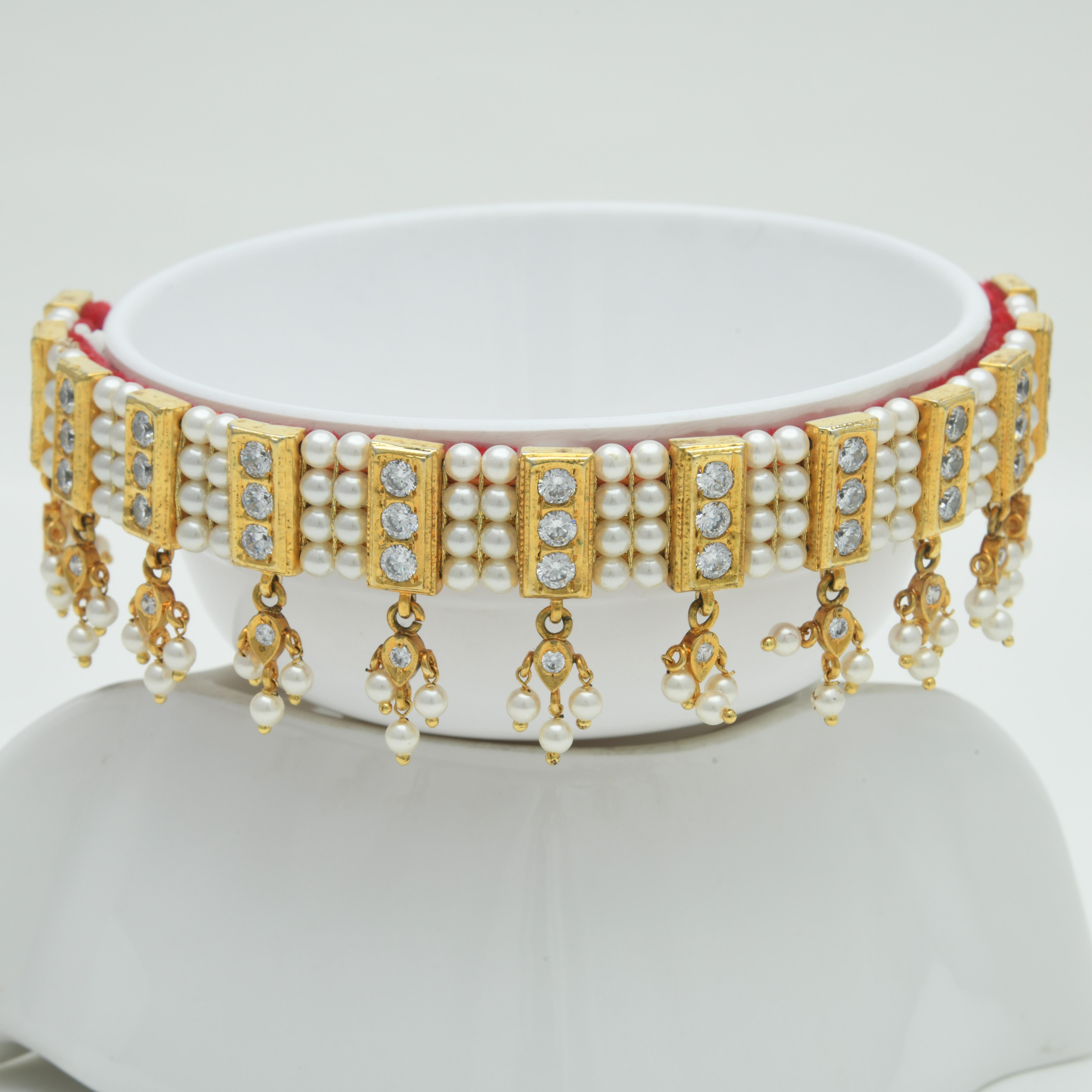 Maharashtrian Pearl Necklace-(13Peti)