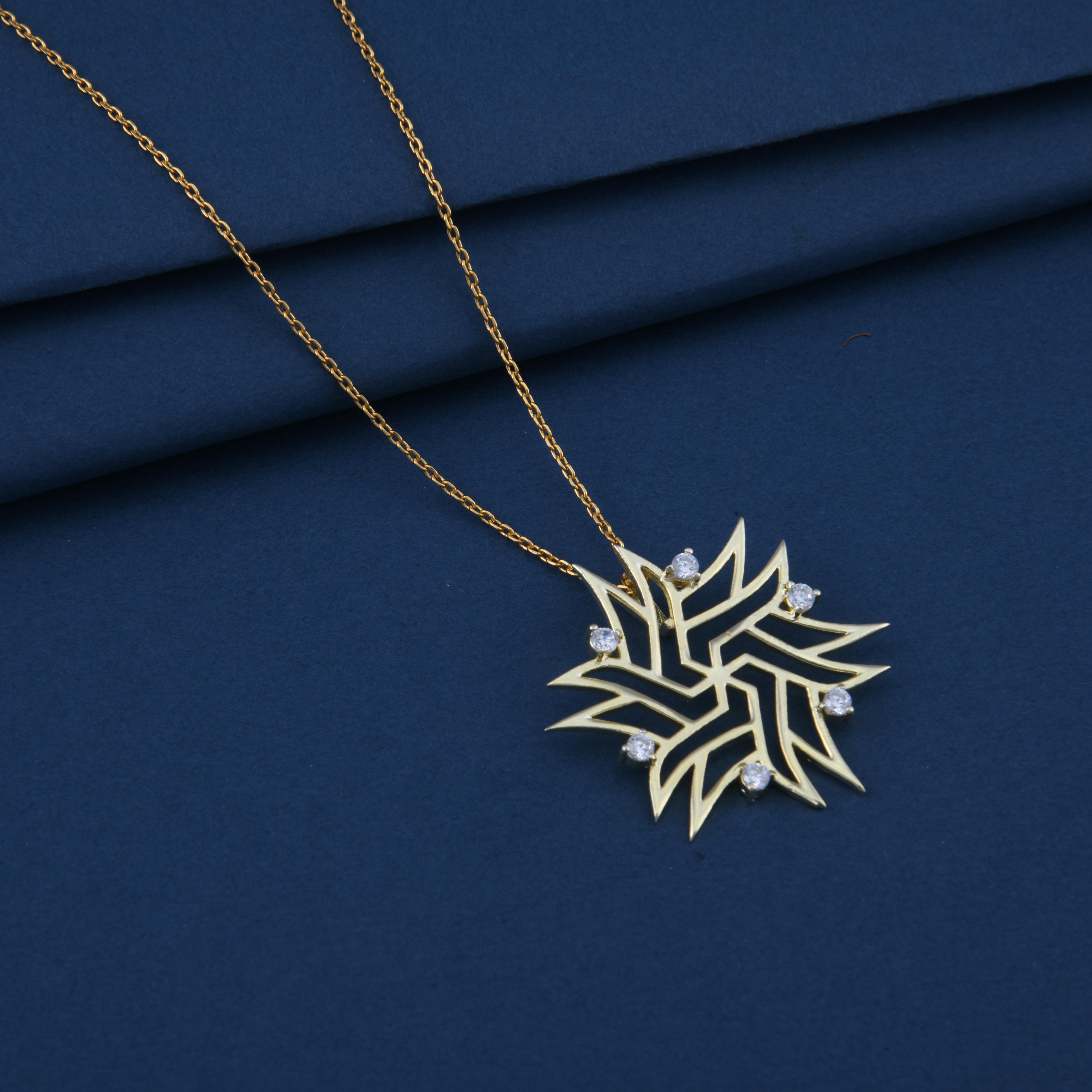 Swastik Pendant Necklace