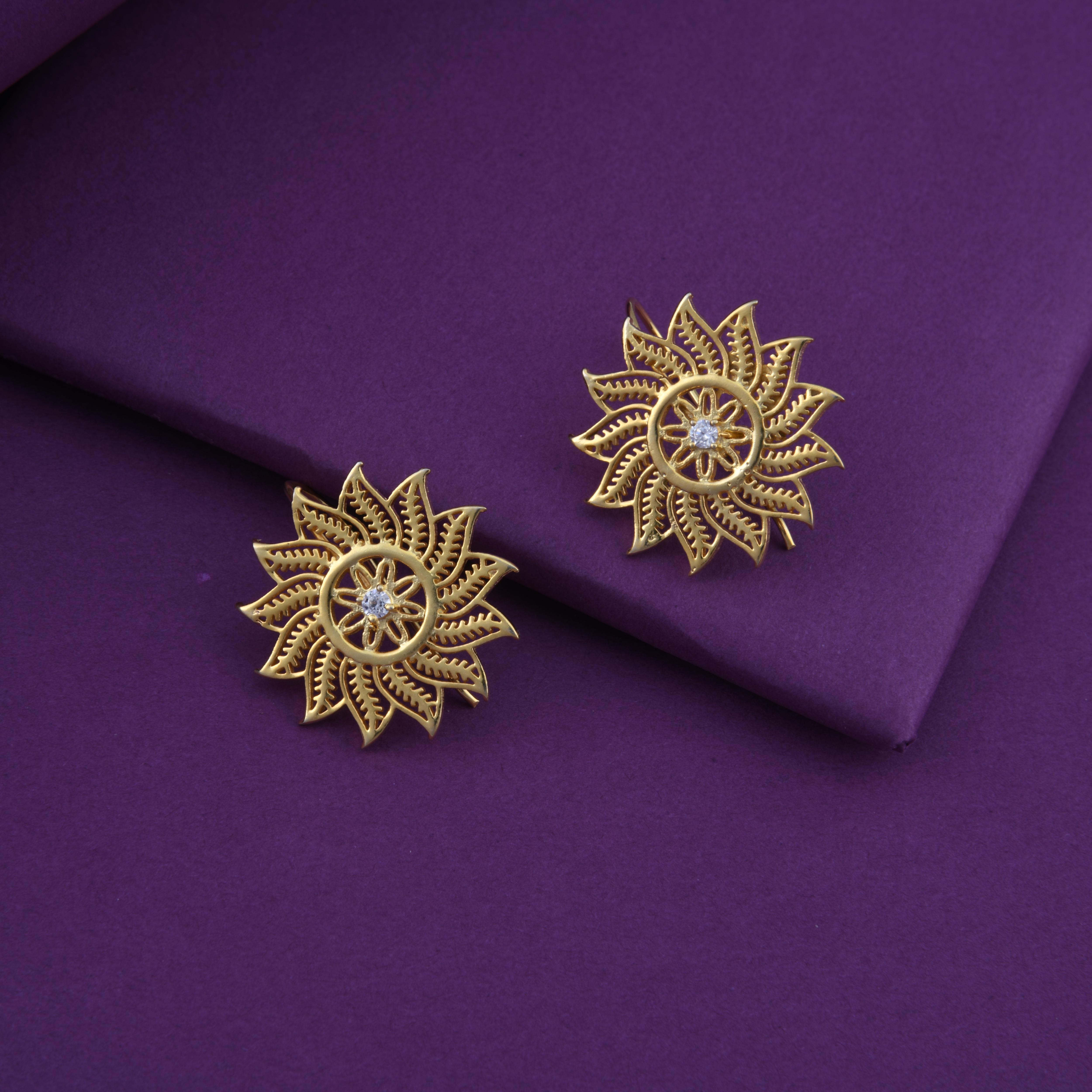 Pookalam Hook Earrings