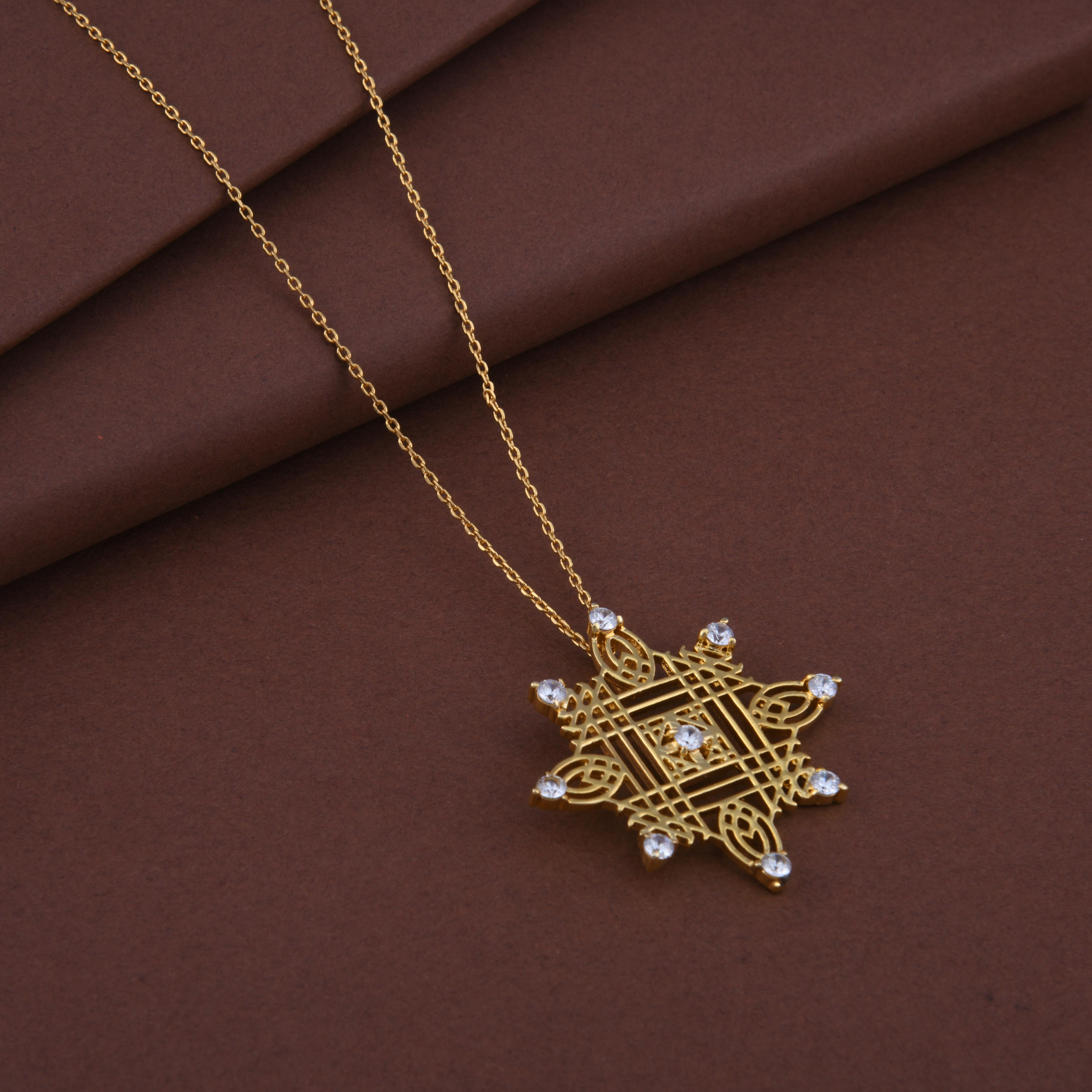 Kala Kolam Pendant Necklace