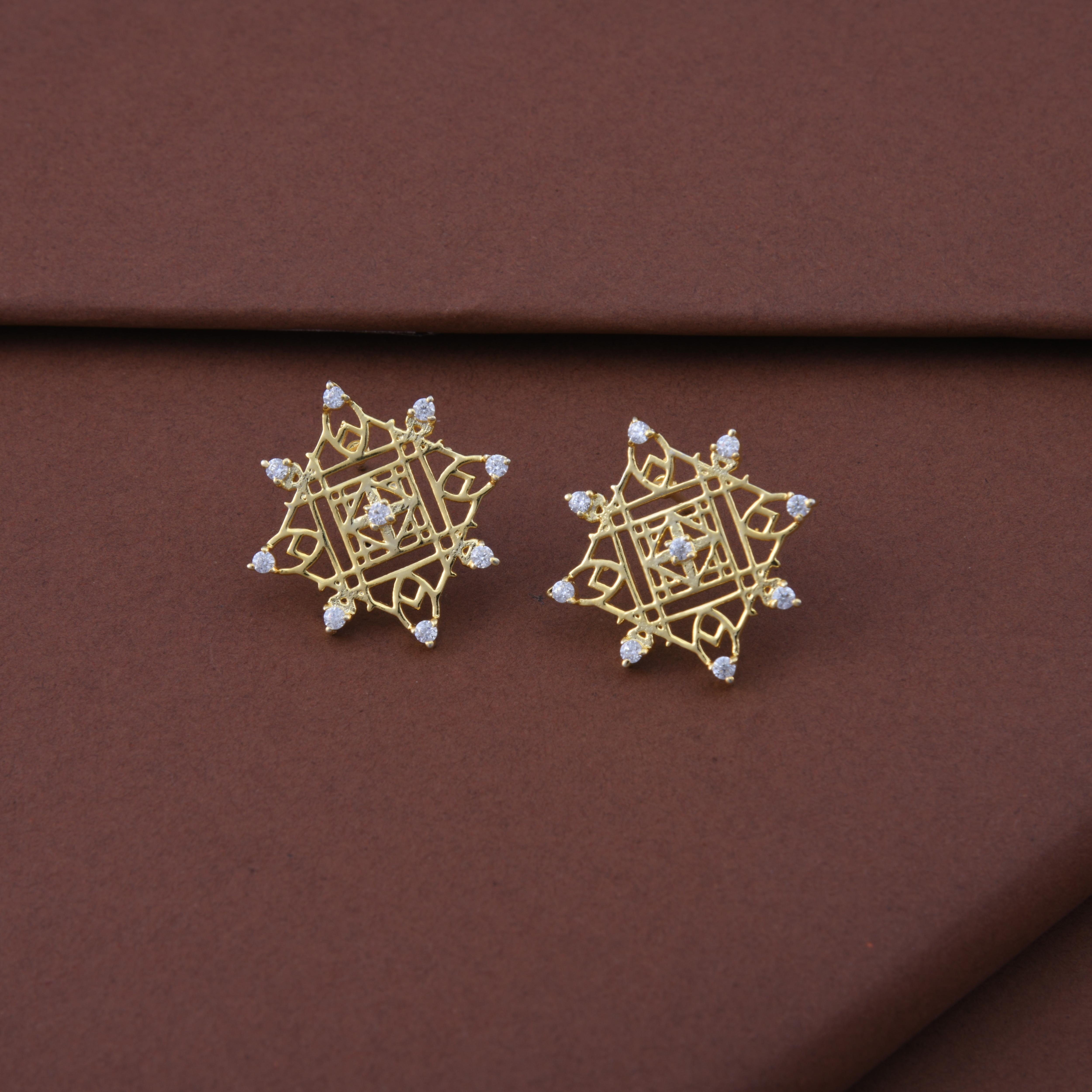 Kala Kolam Stud Earrings