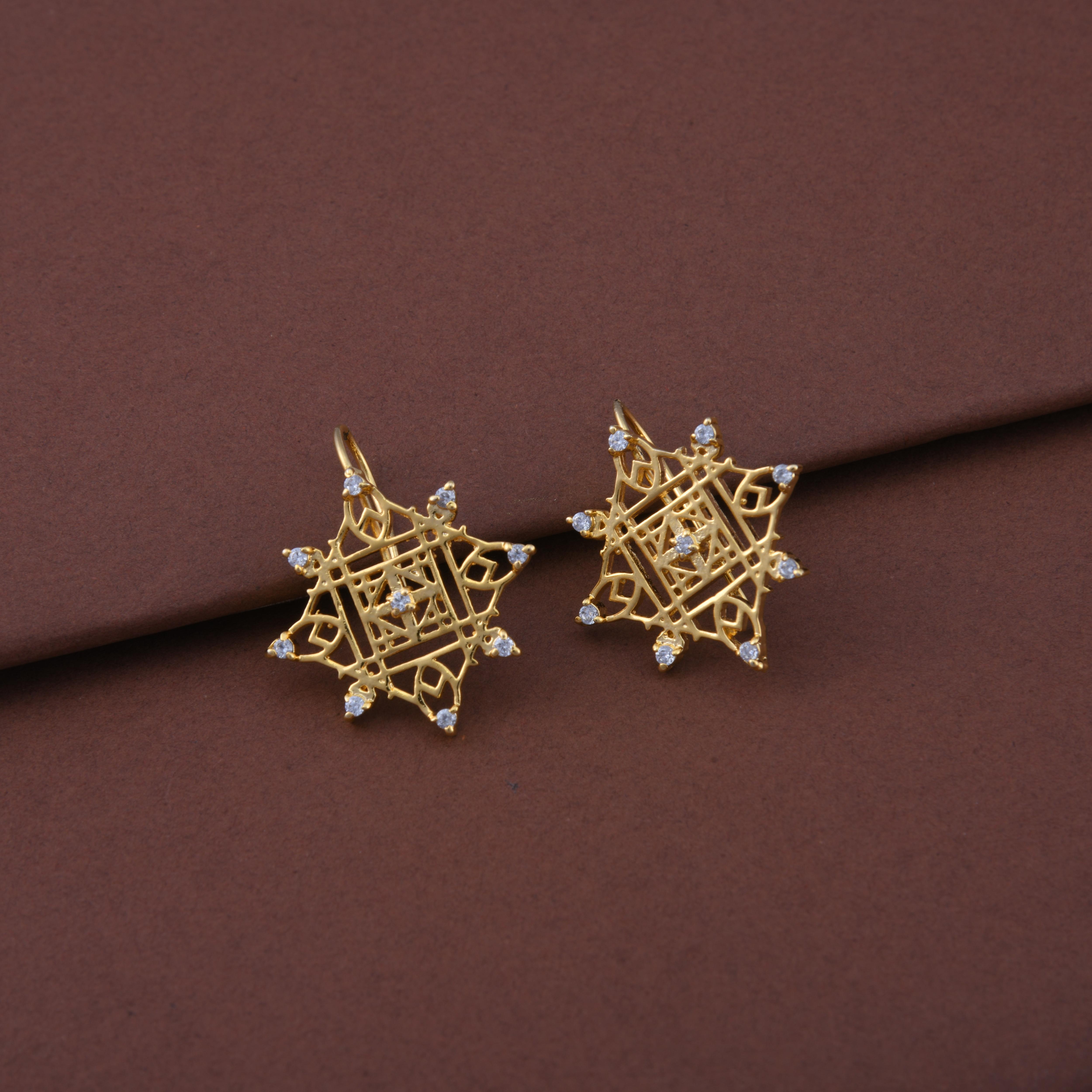 Kala Kolam Hook Earrings