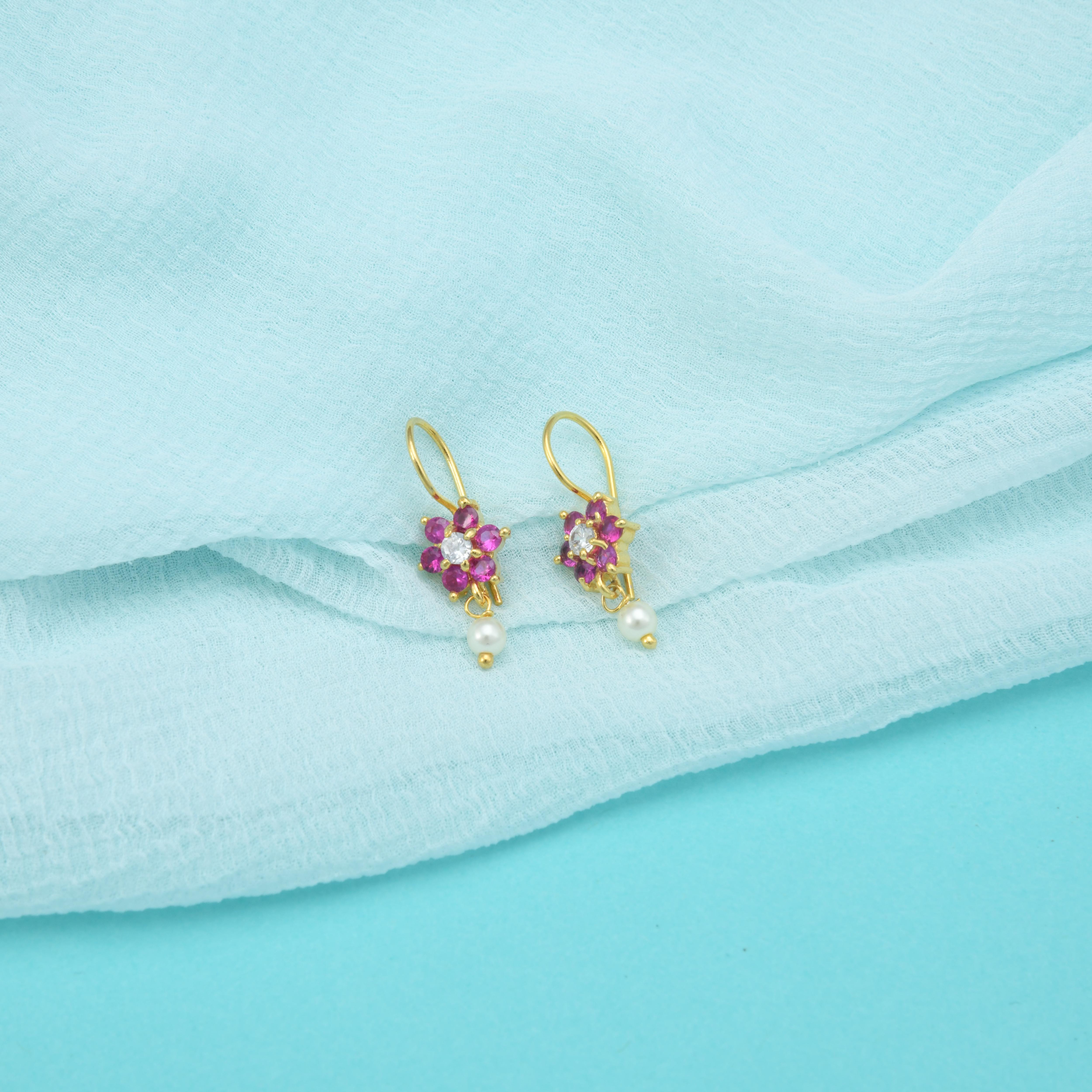 Small Pink Flower Stone Bugadi