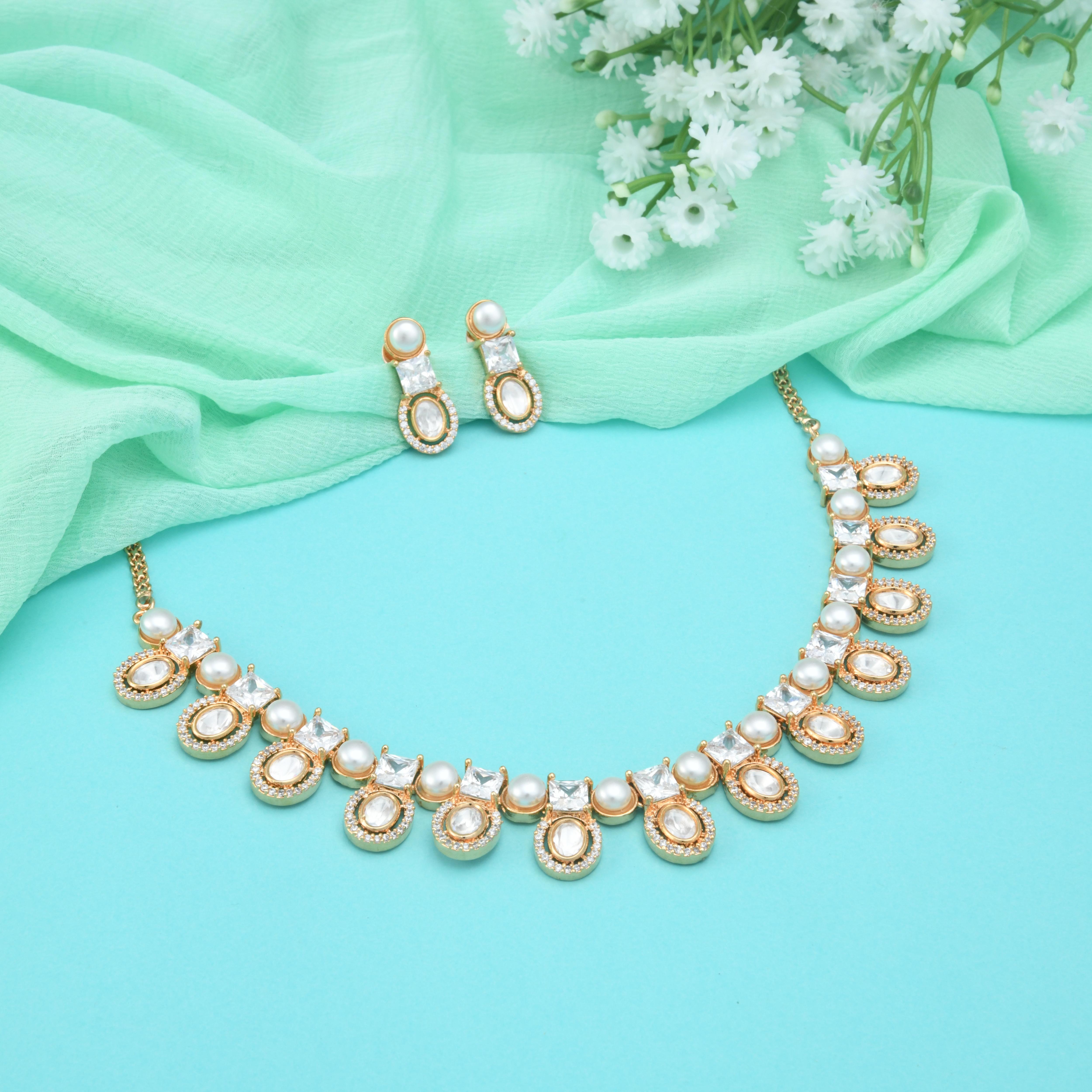 Adhira Kundan Necklace