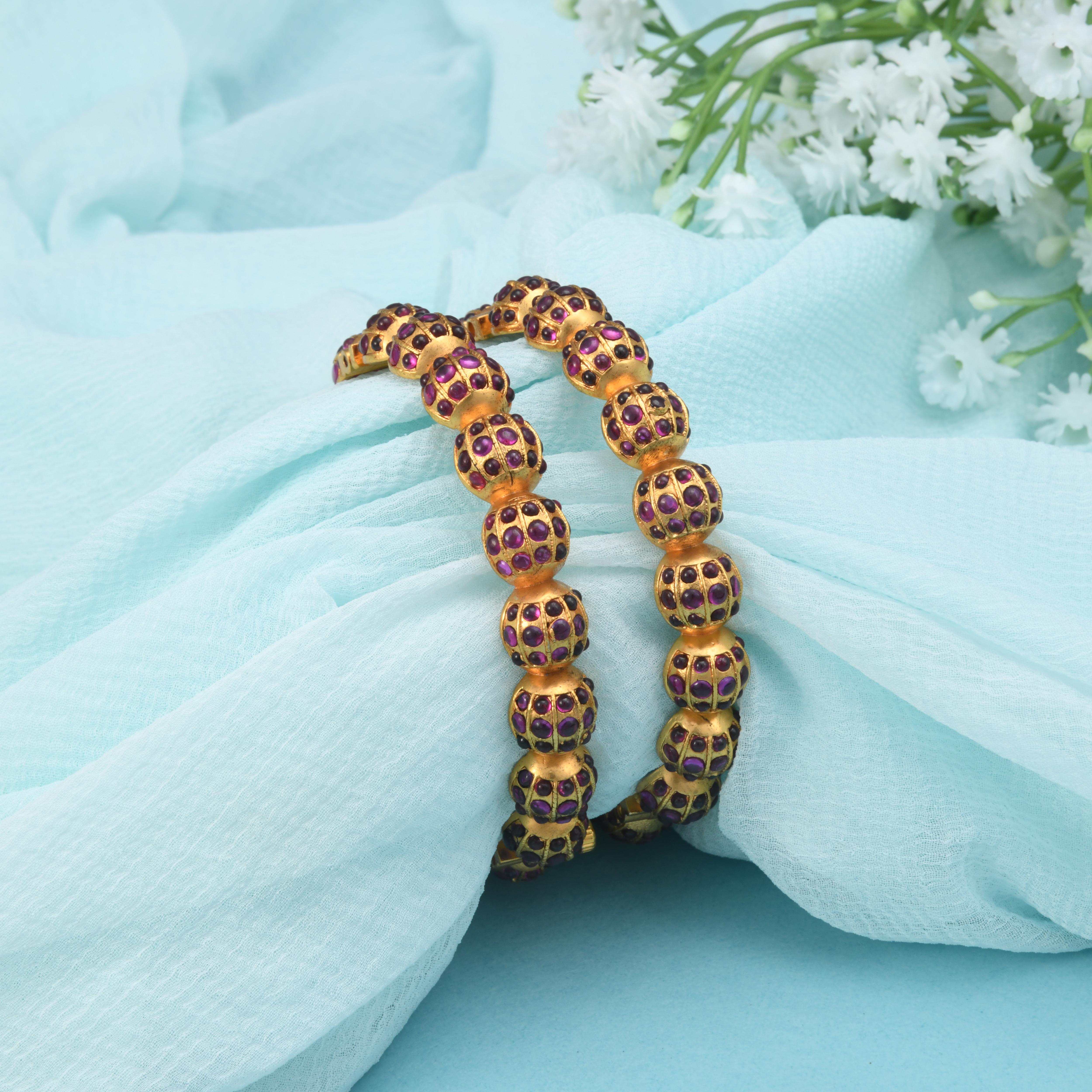 Temple Golden Bangles