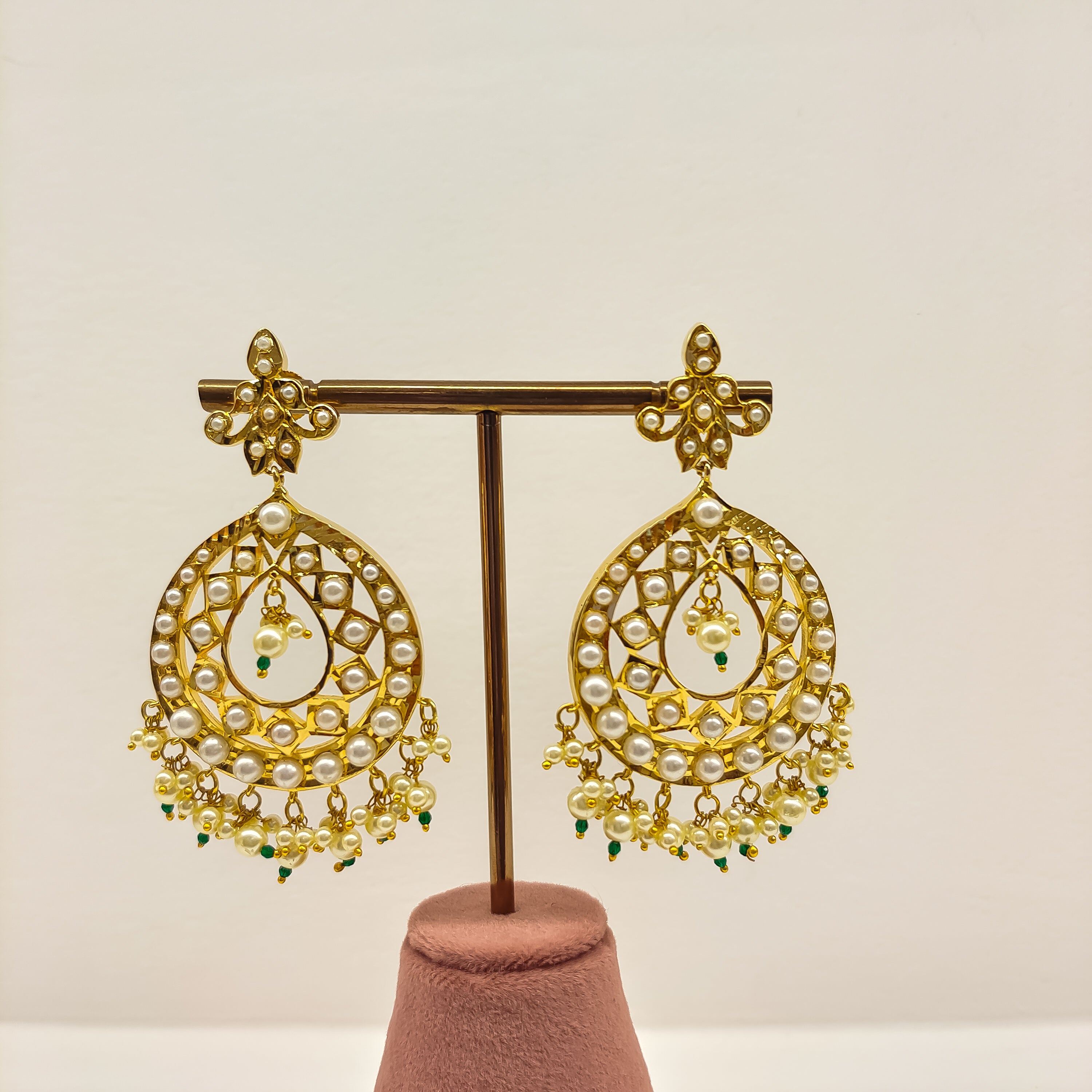 Priya Pearl Bali Earrings