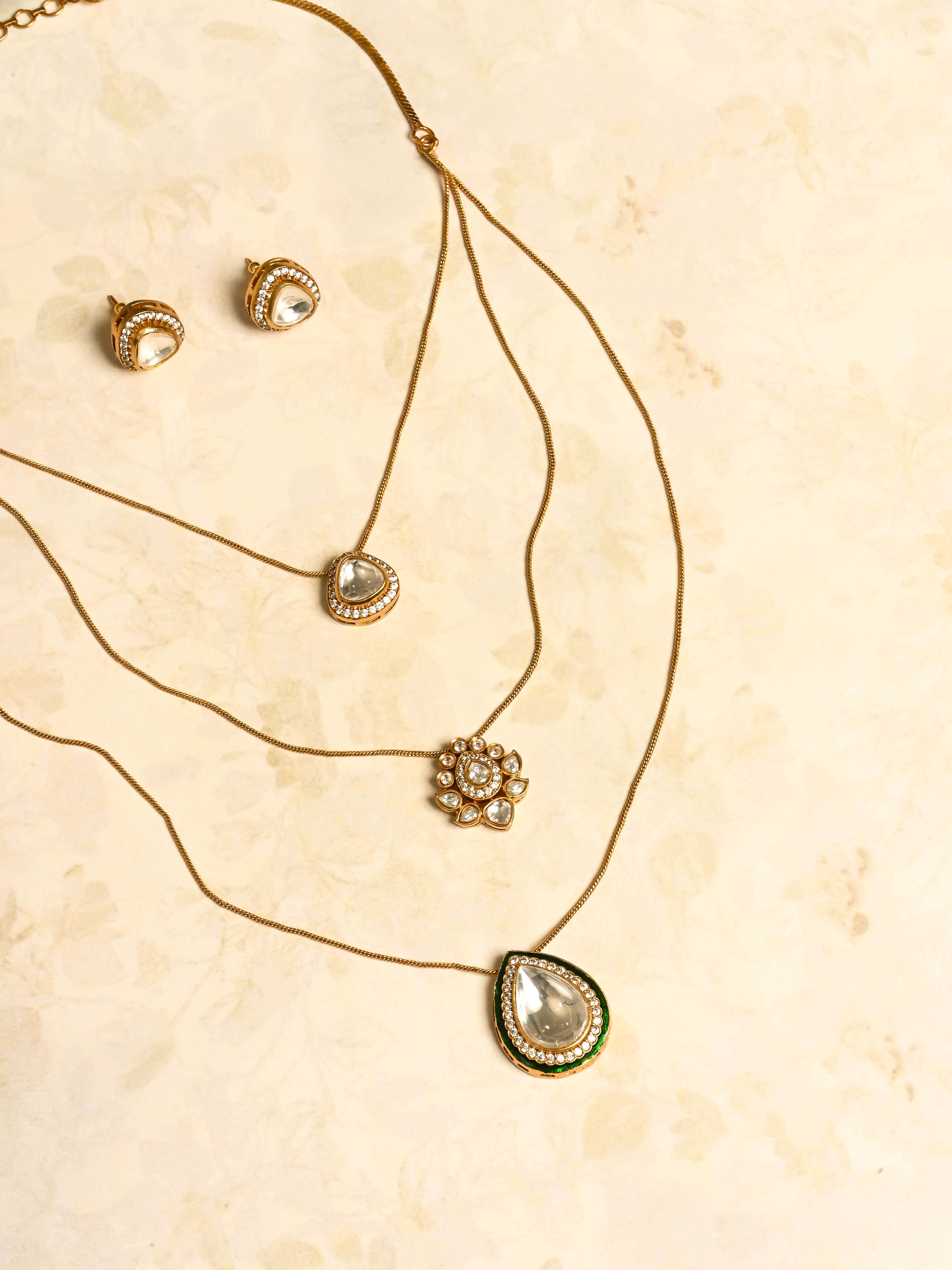 Ira Moissanite Layered Necklace