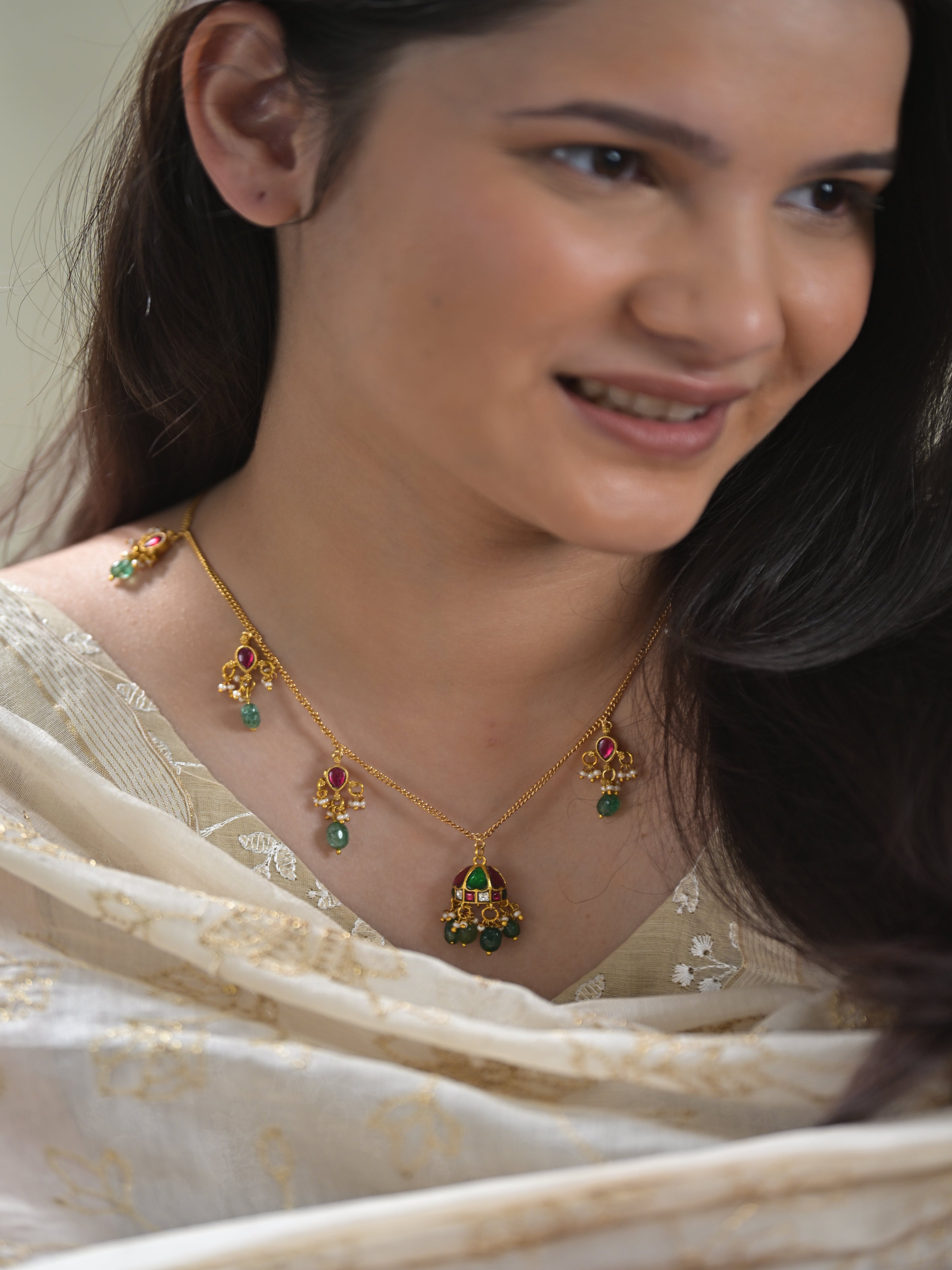 Vama Jadau Chain Necklace