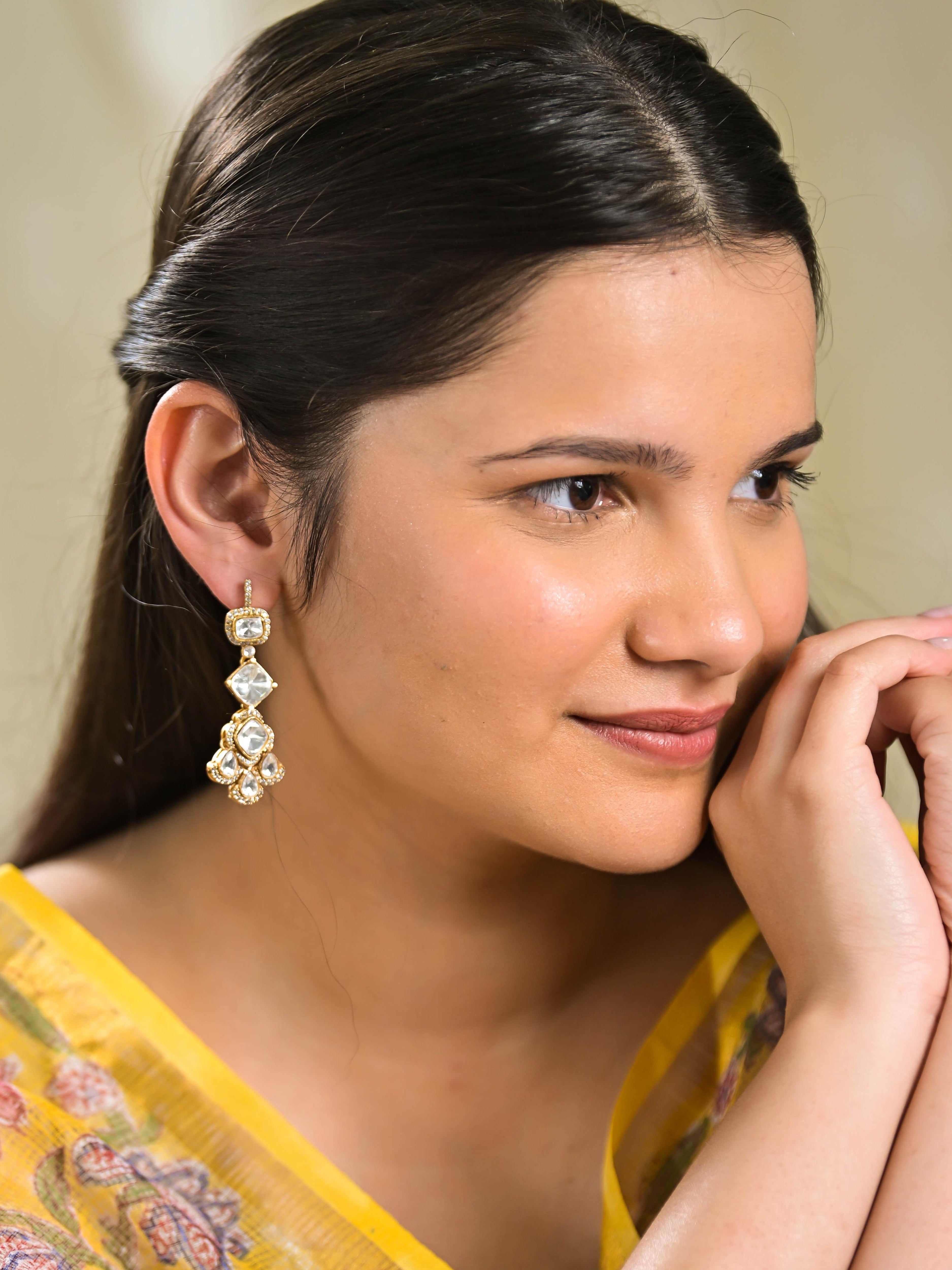 Mahima Kundan Earrings