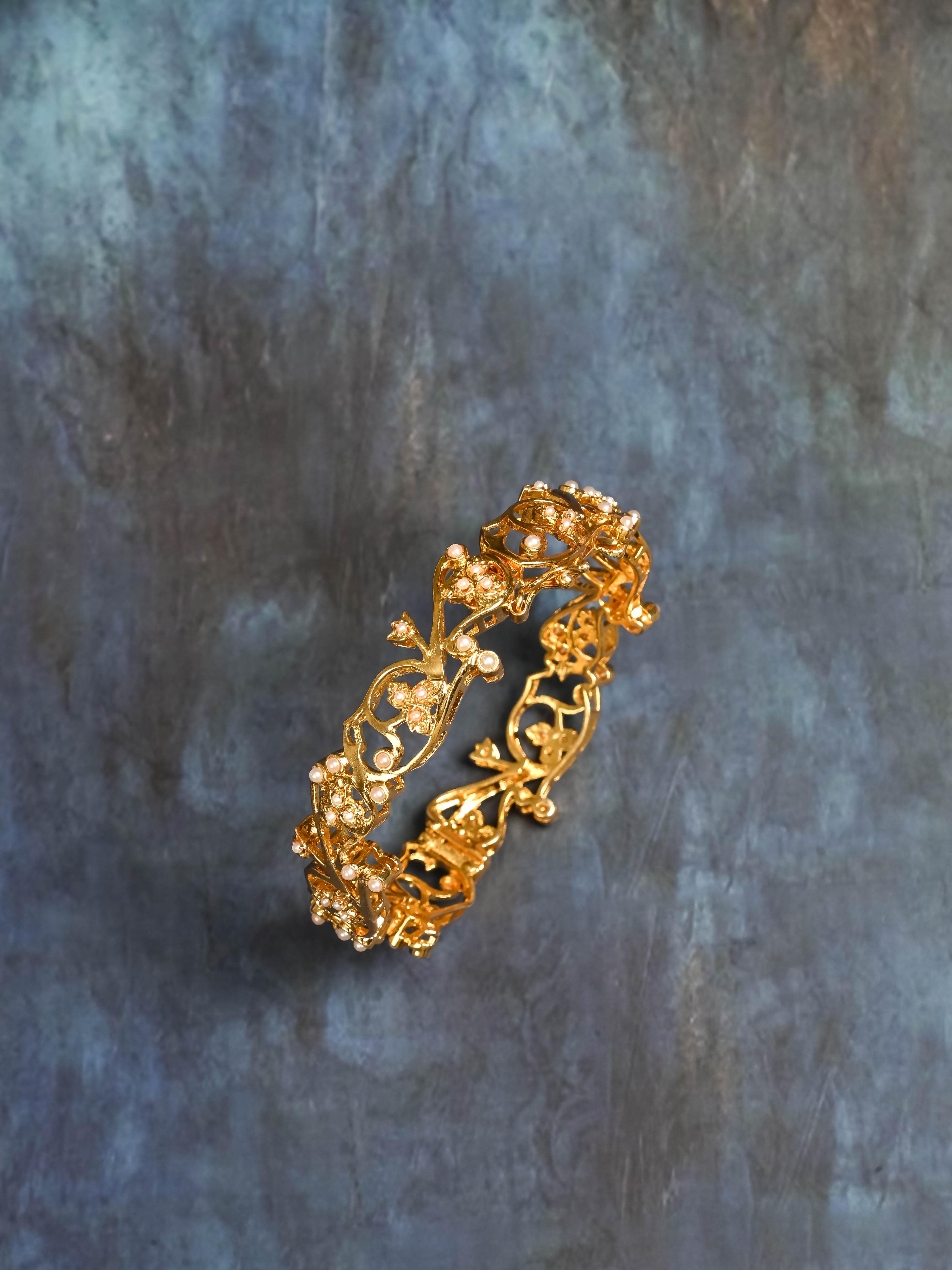 Charlotte Victorian Bangle | 925 Pure Silver