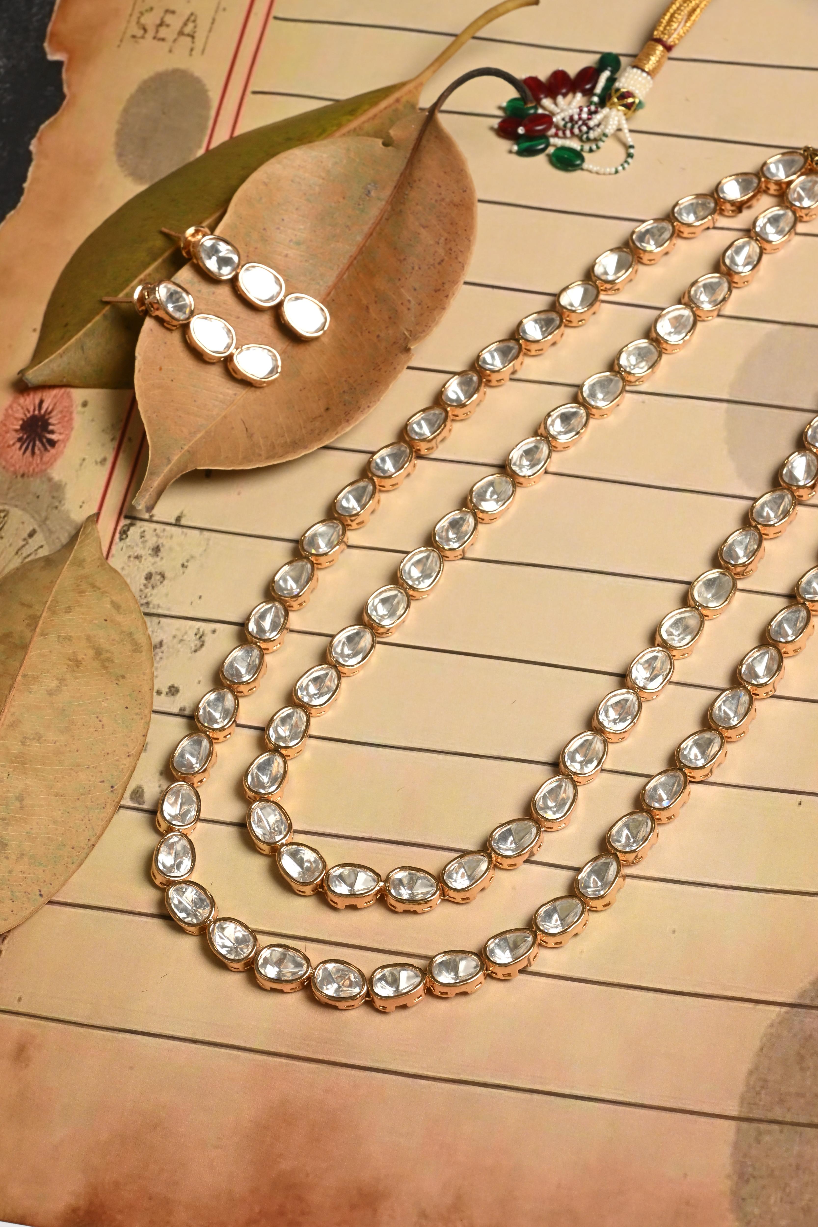 Two Layers Kundan Necklace