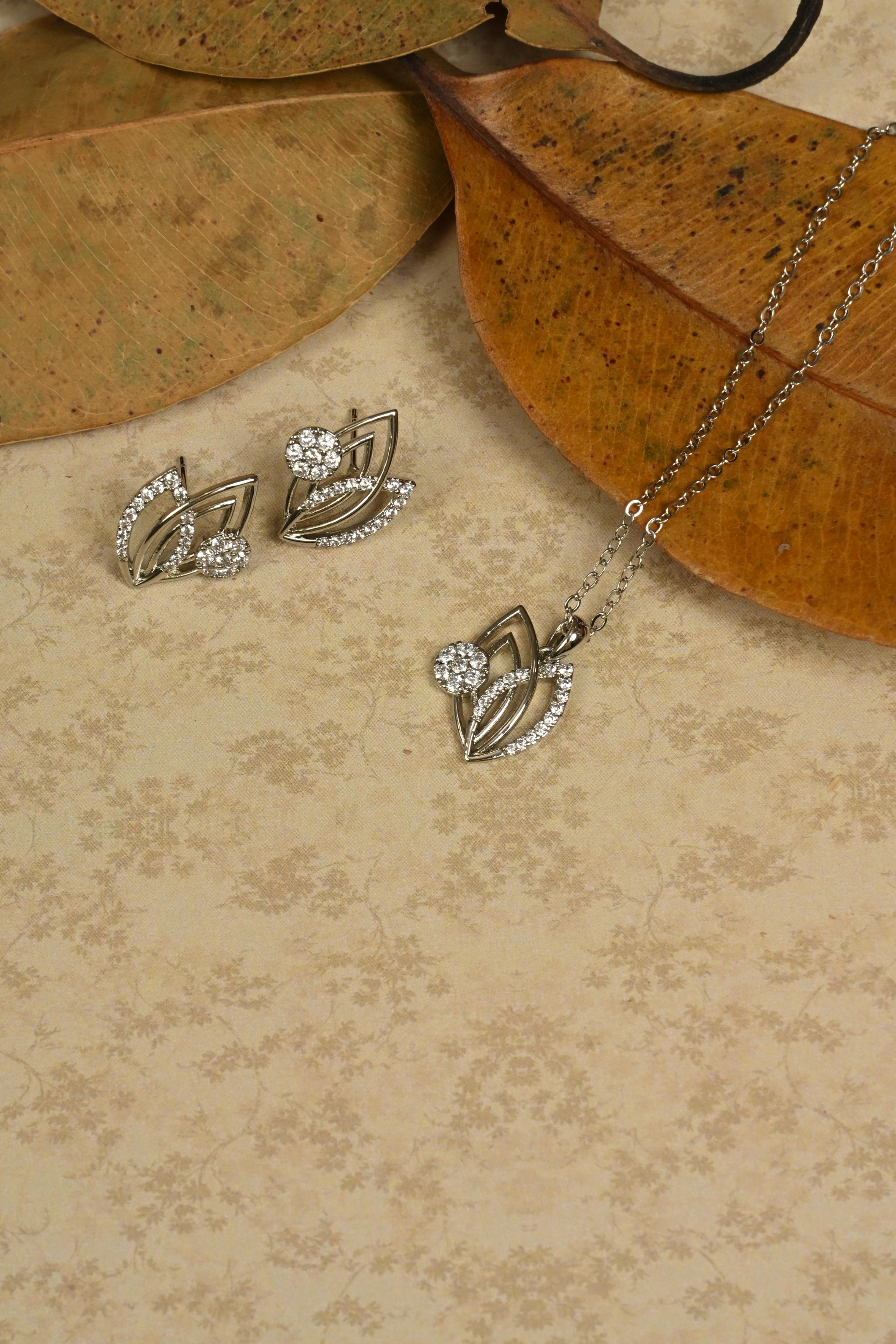 Aisha CZ Pendant Set