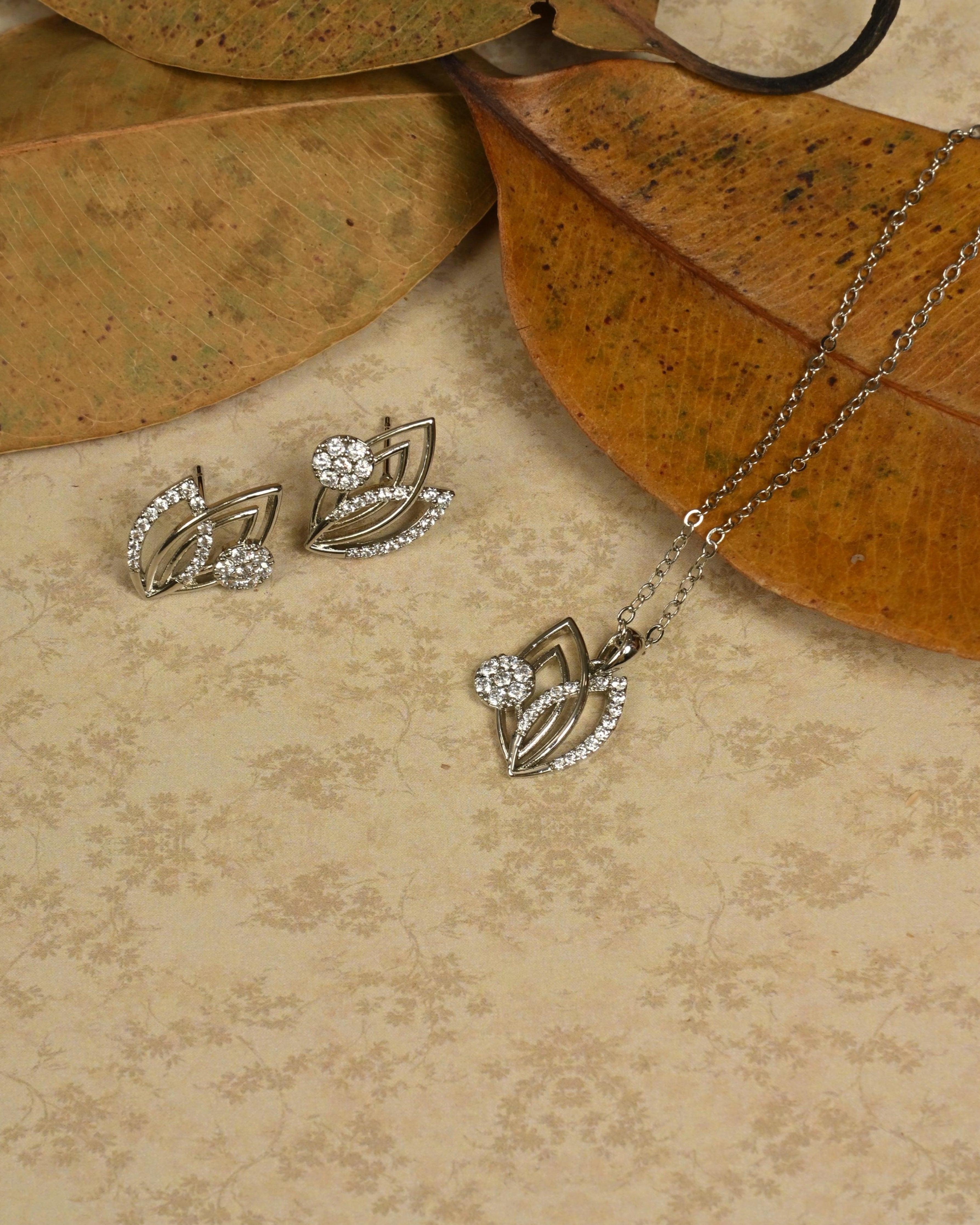 Aisha CZ Pendant Set