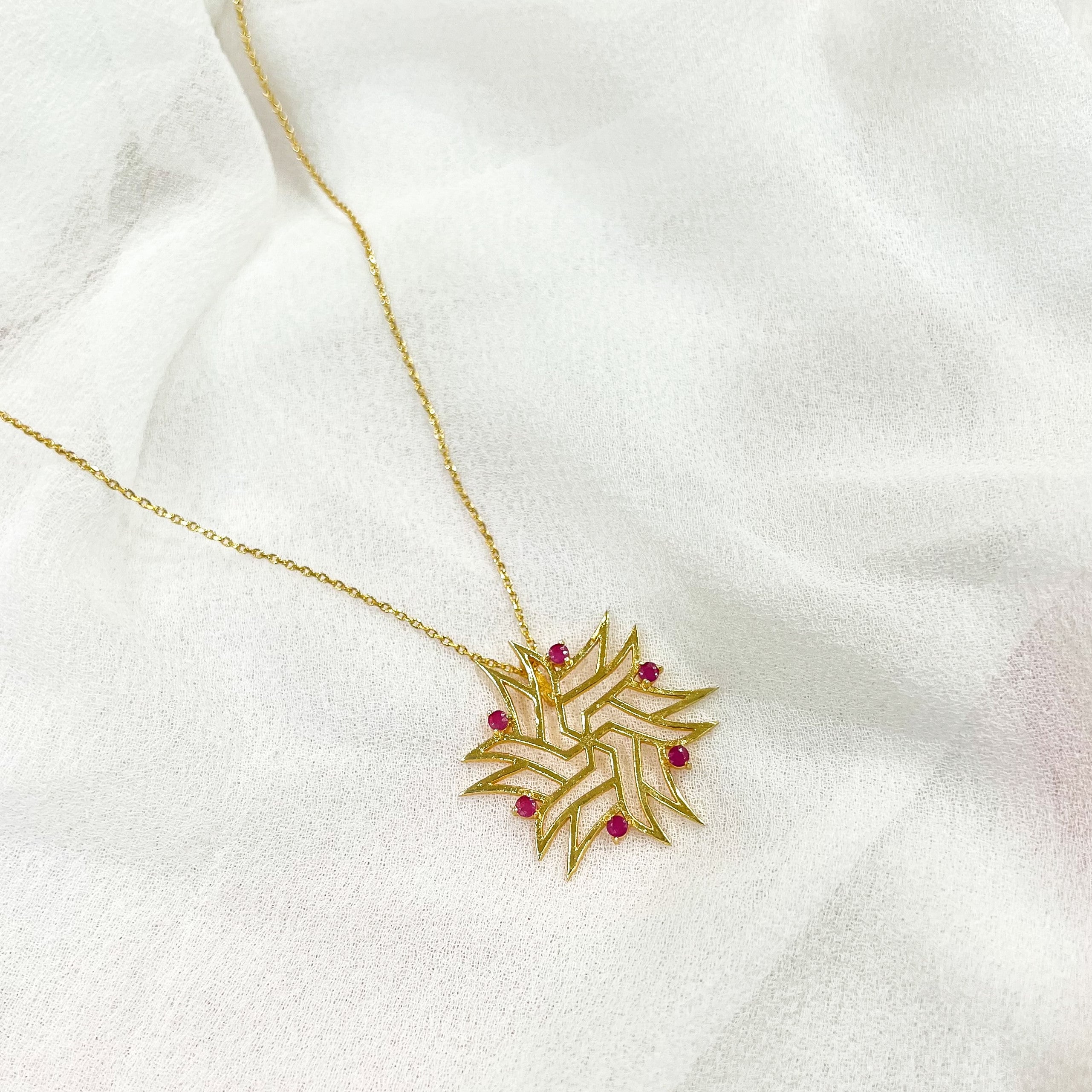 Swastik Pendant Necklace