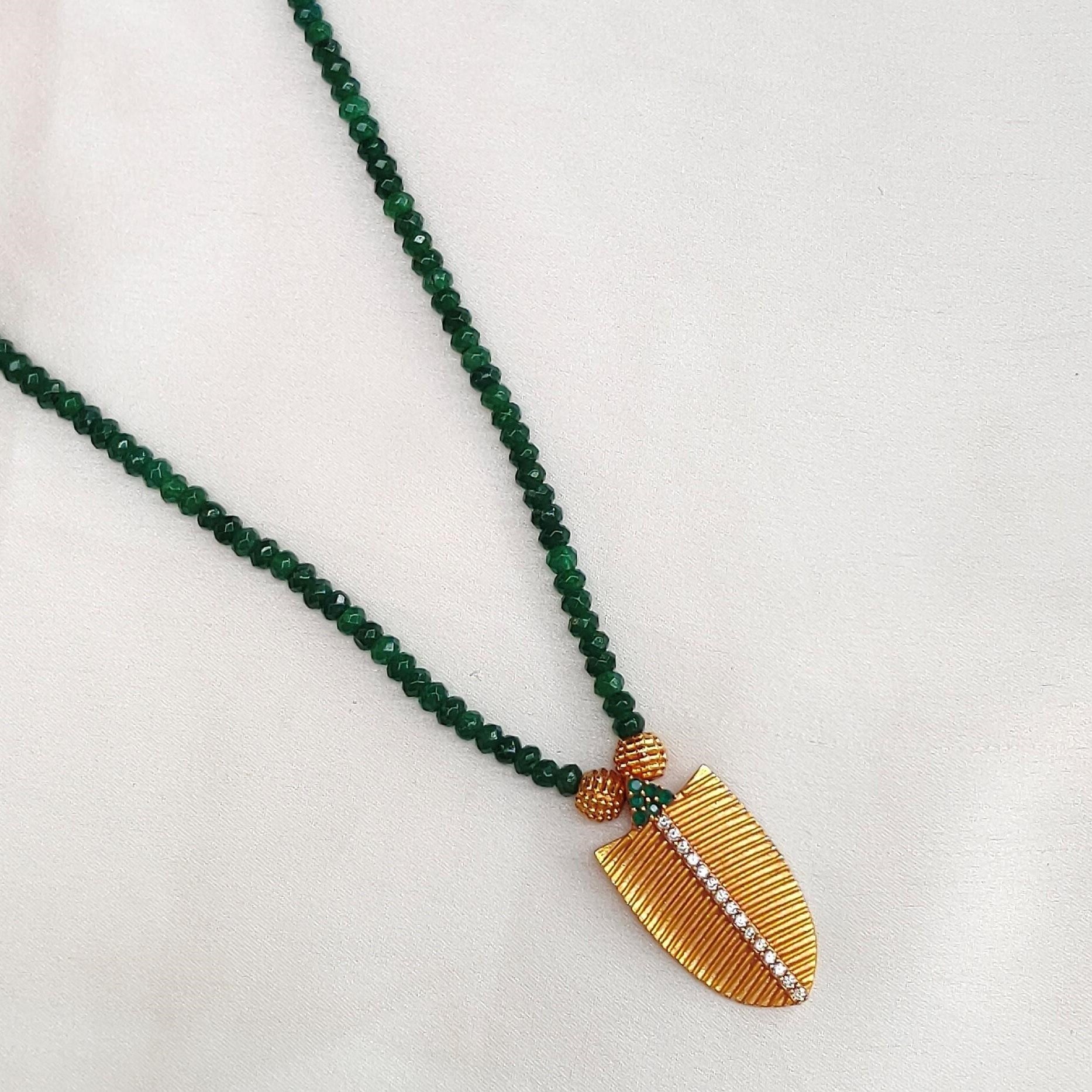 Banana Pendant Beads Necklace