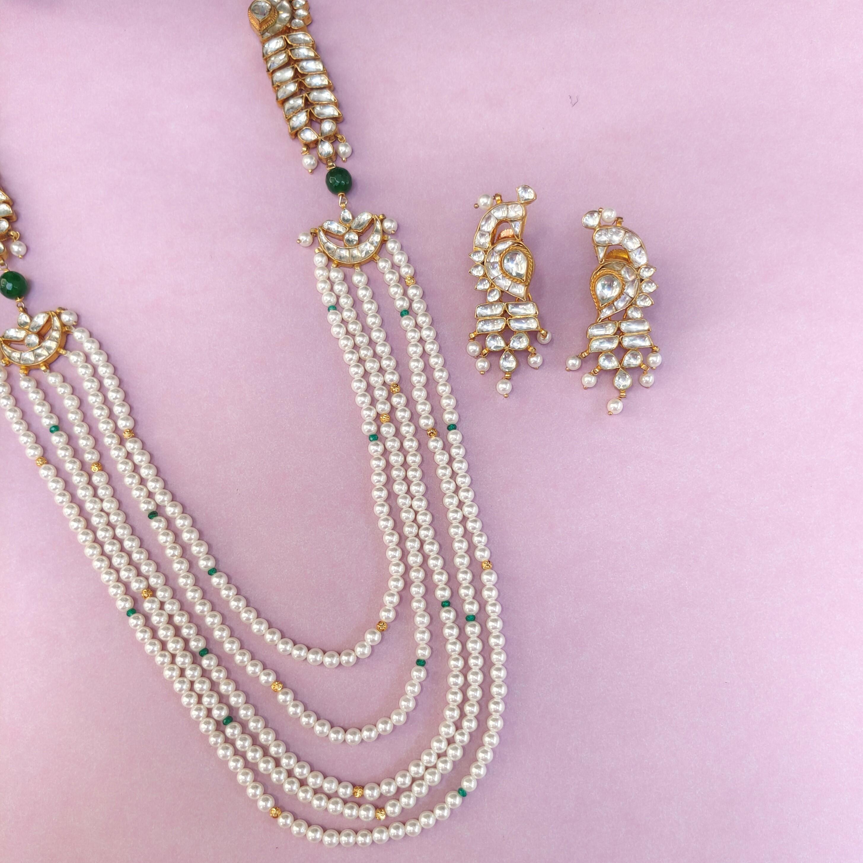 Aaloka Polki Necklace Set