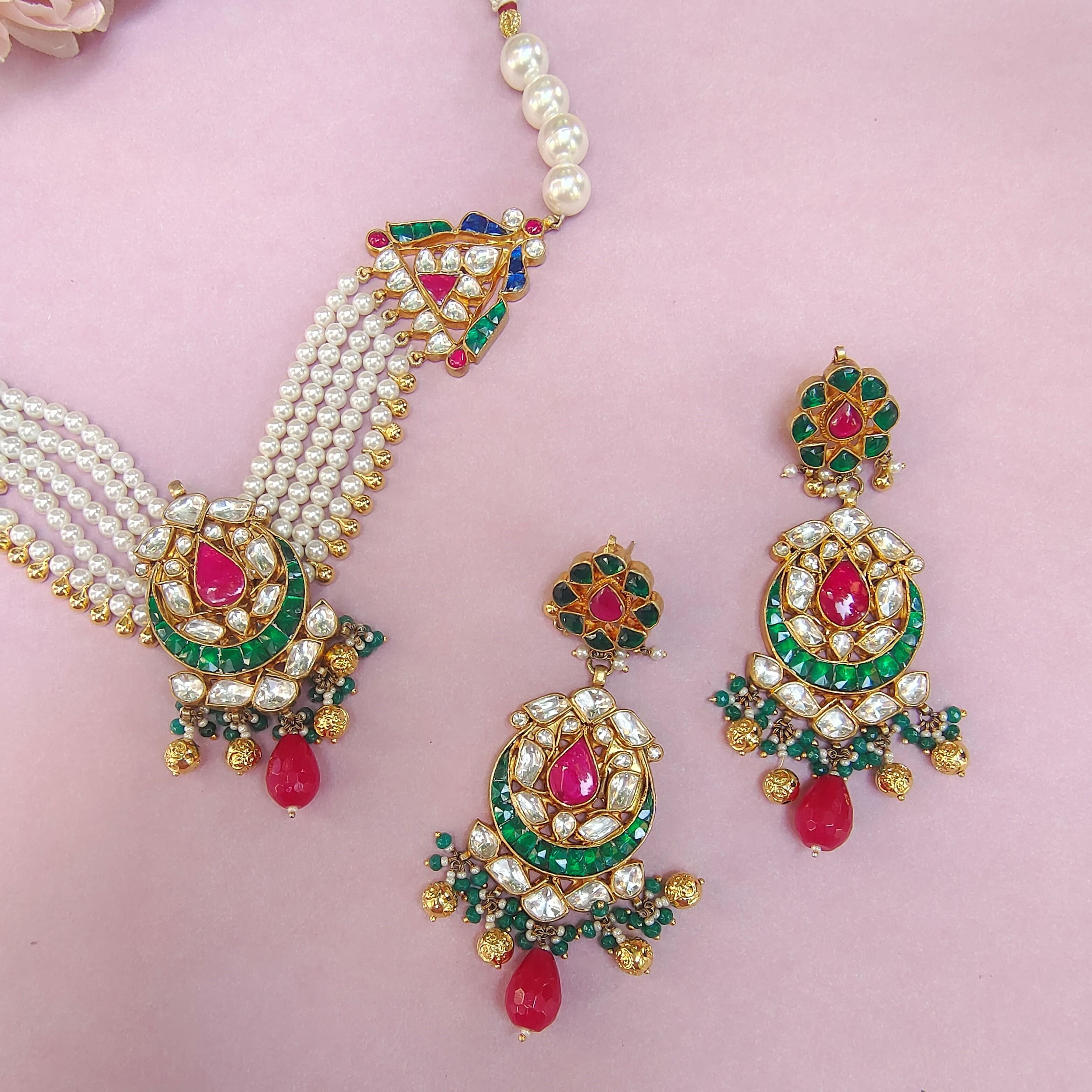 Barkha Jadau Necklace Set