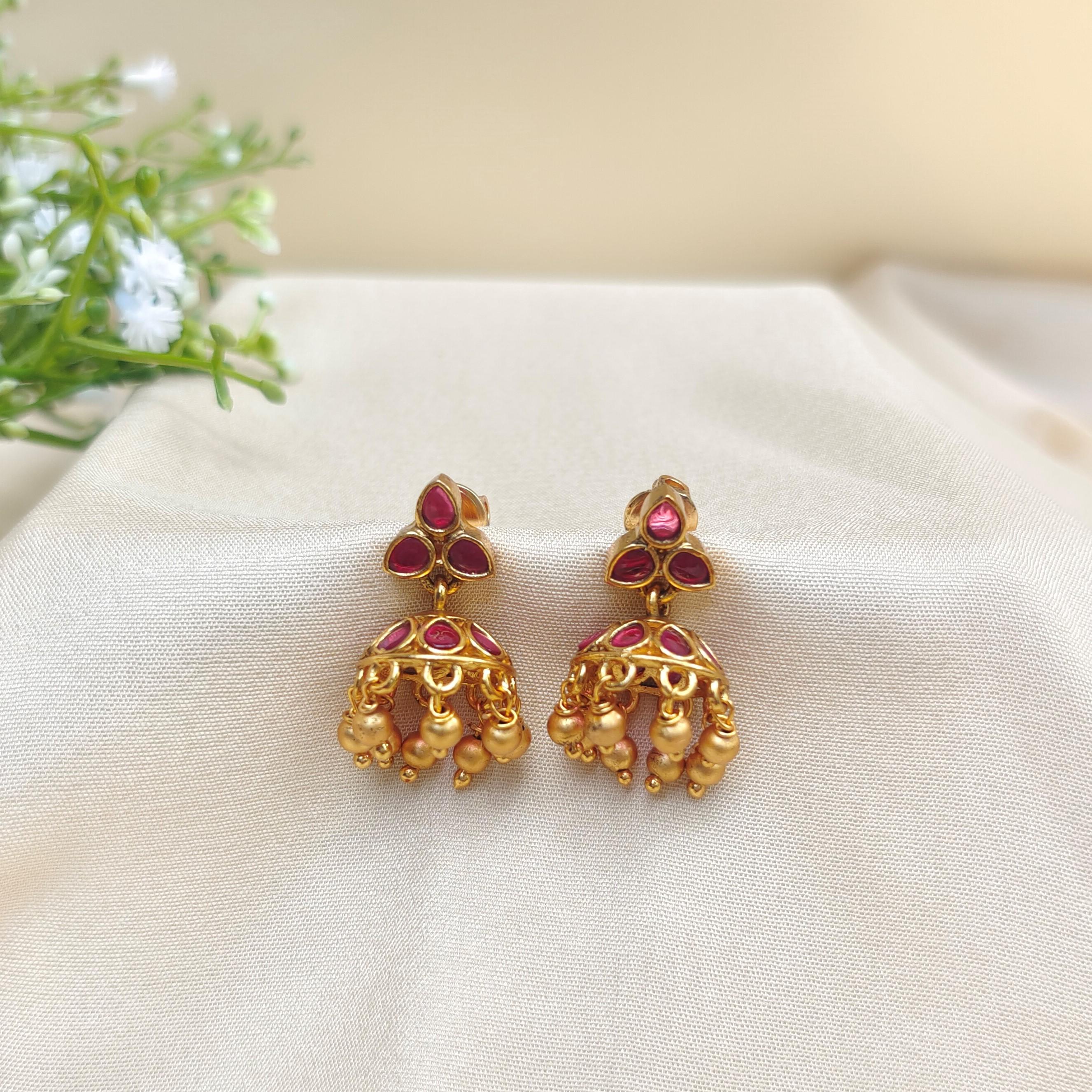 Bindu Temple Earrings