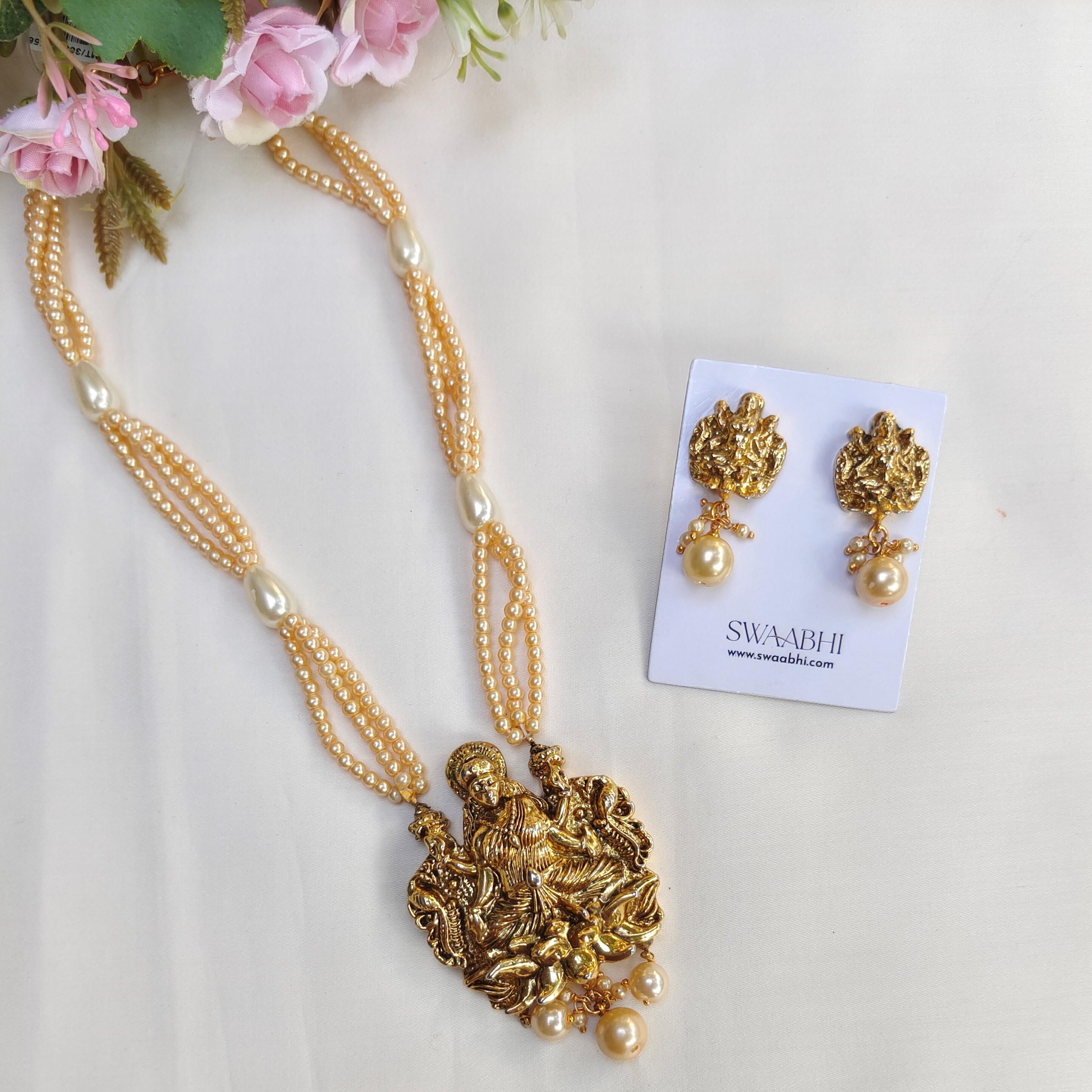 Devi Pearl Antique Necklace