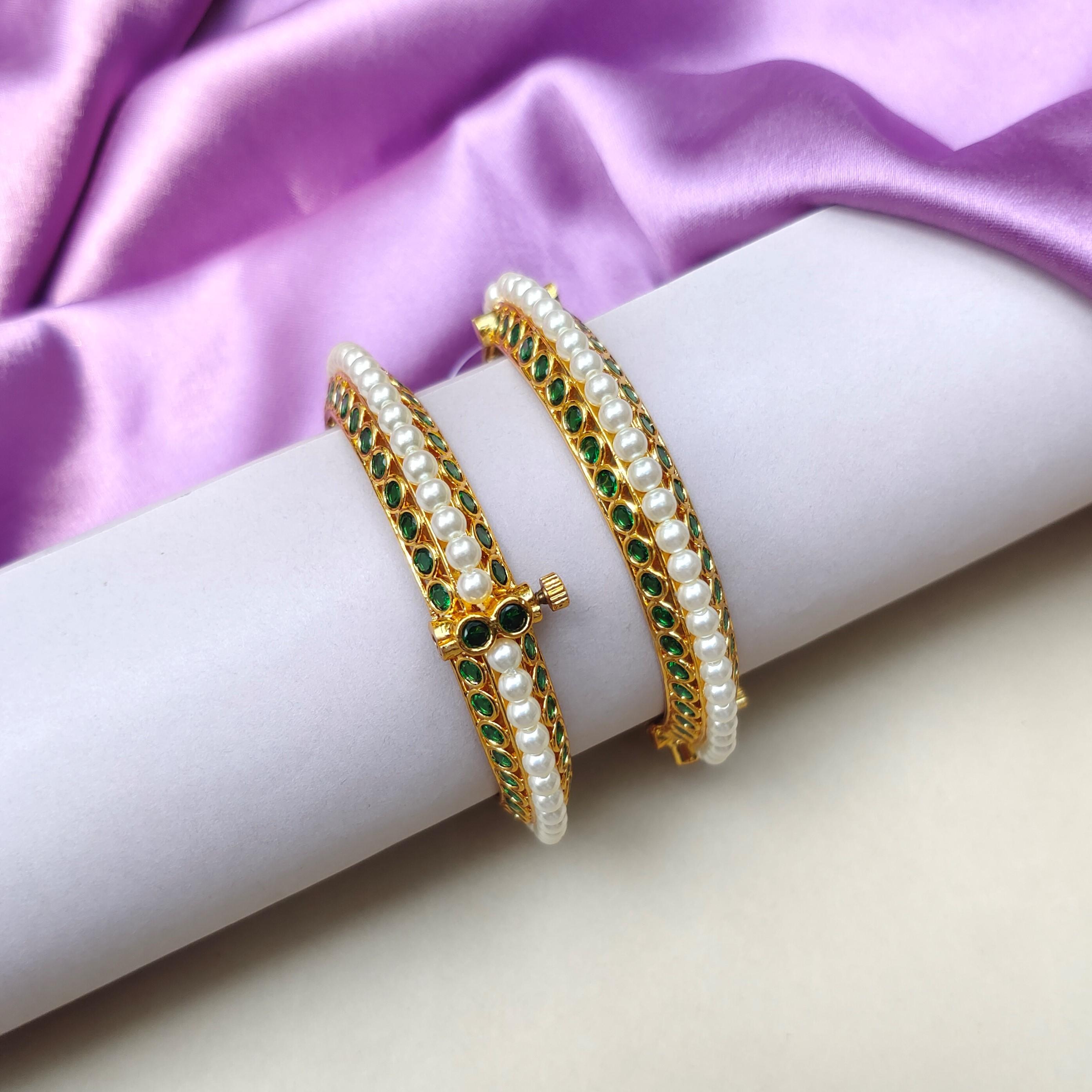 Purna Traditional Pearl Bangles