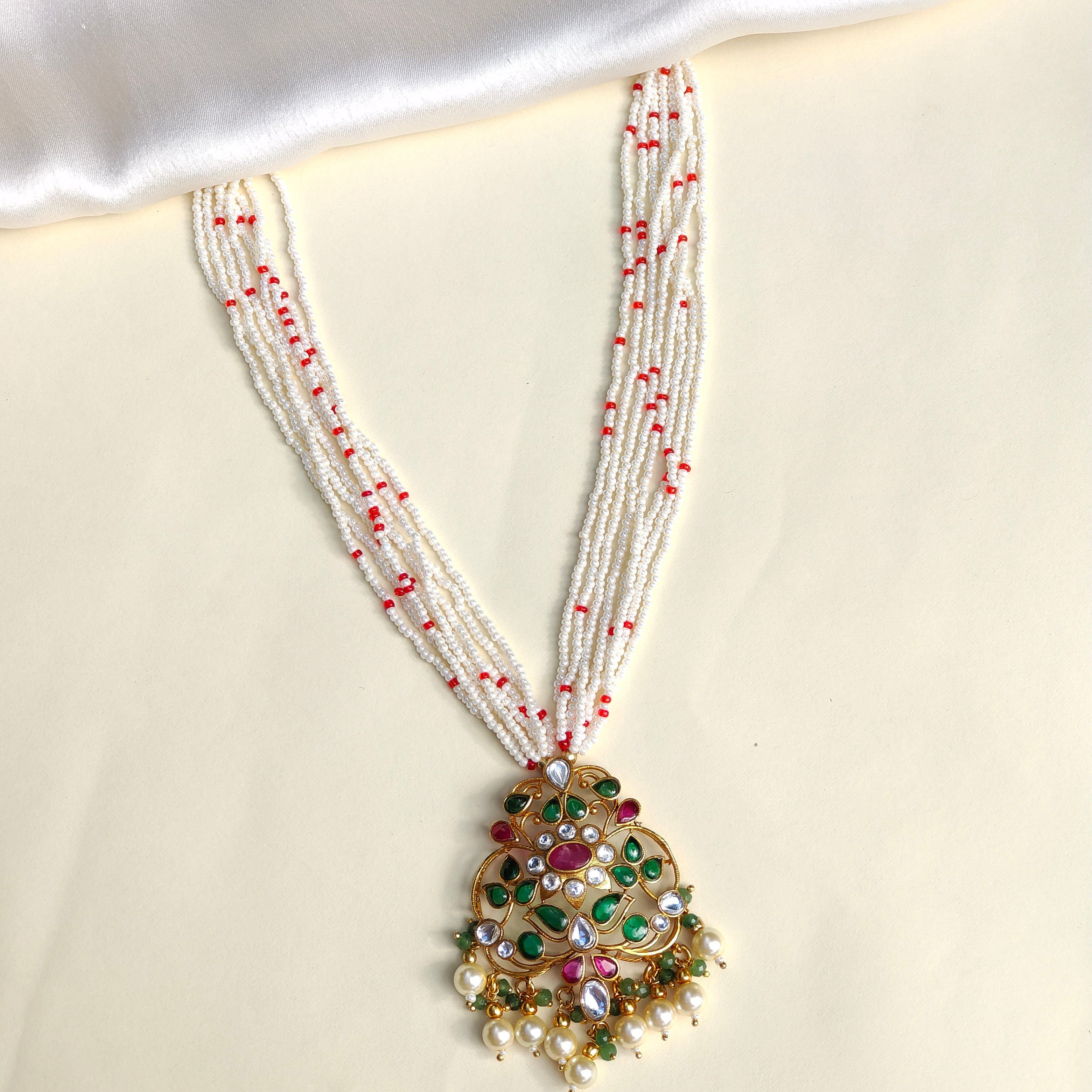 Vaidehi Pendant Necklace | 925 Pure Silver