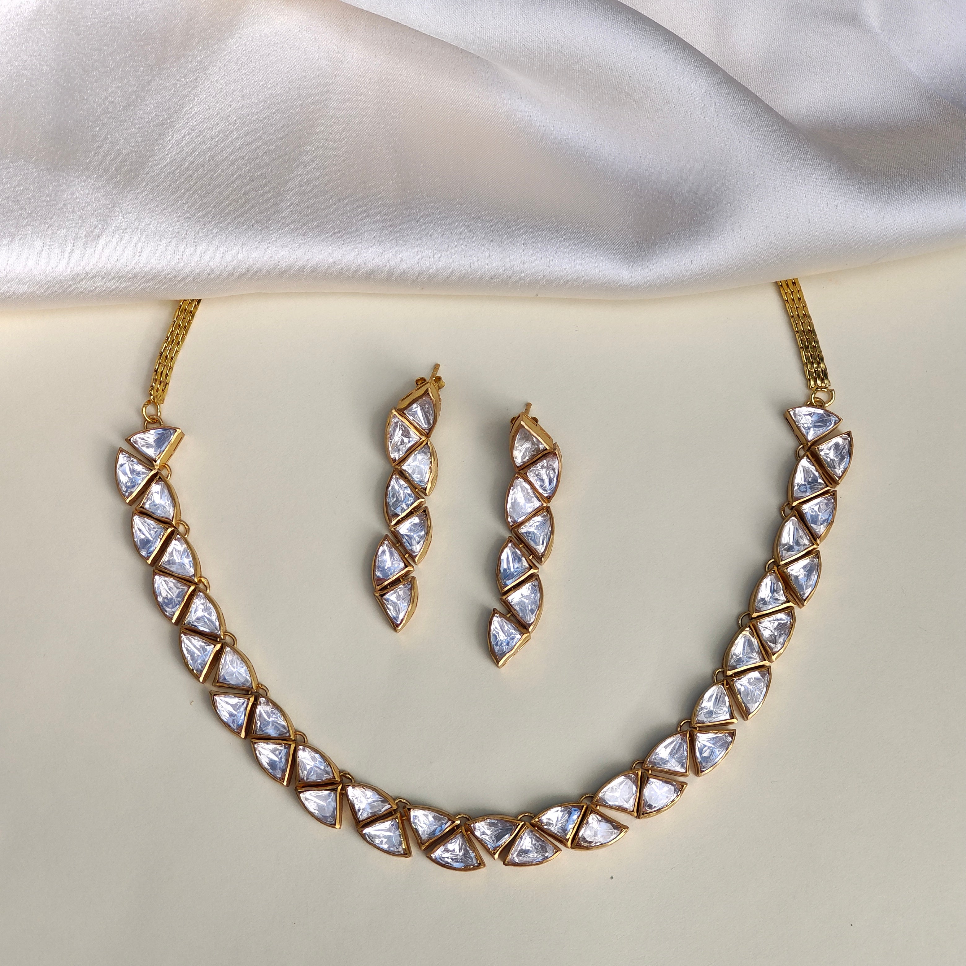 Kundan Pure Silver Choker