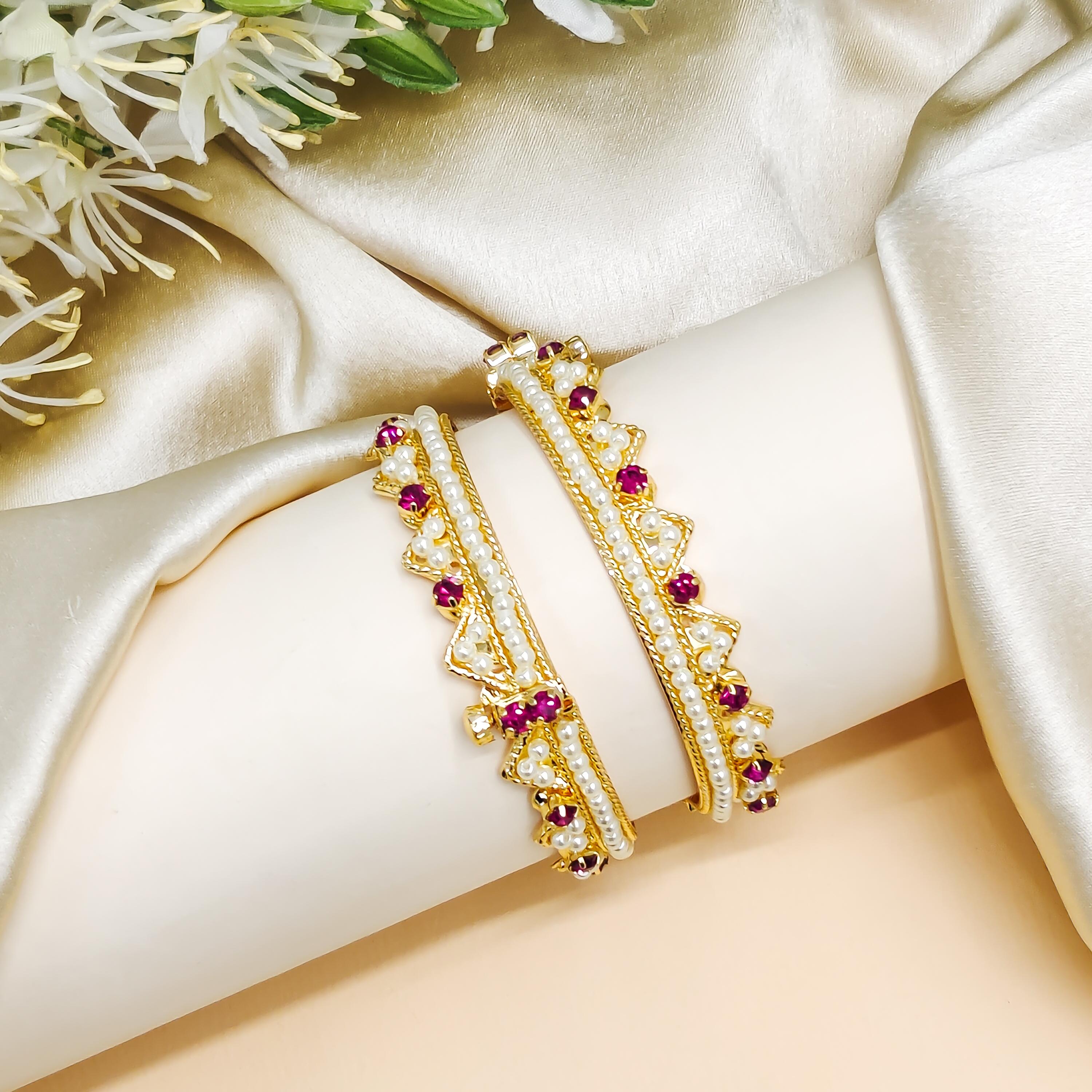 Rohini Pearl Bangle