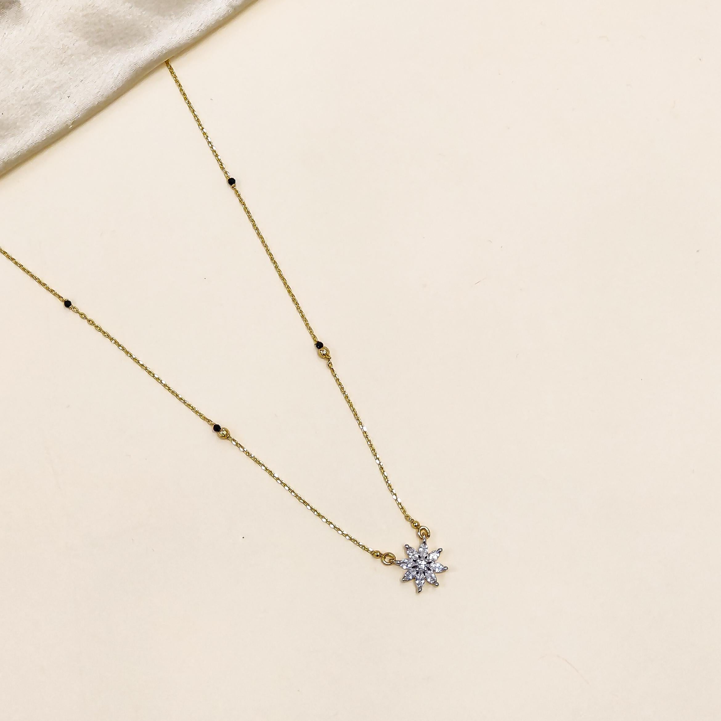 Dainty Flower Mangalsutra