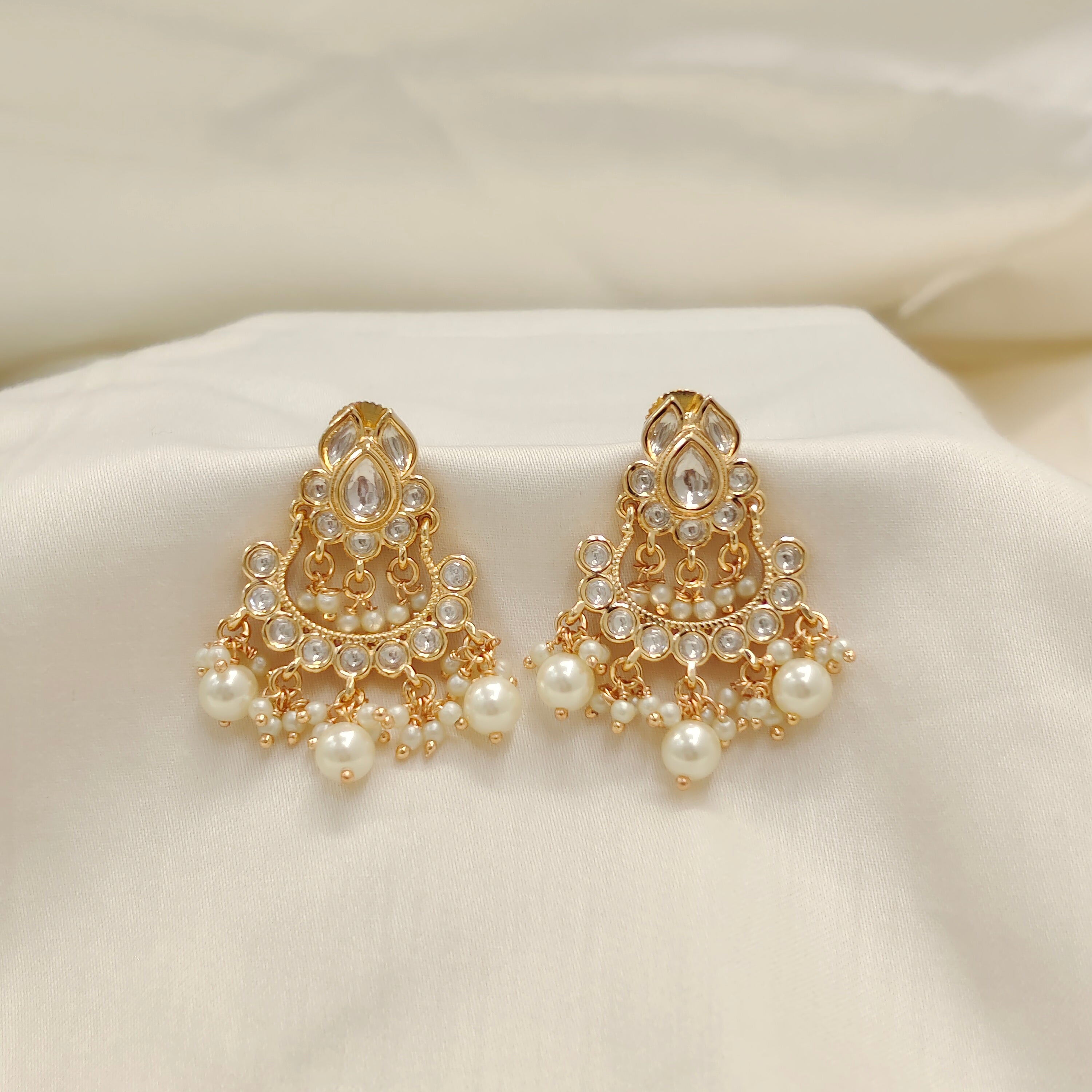 Akira Kundan Earrings