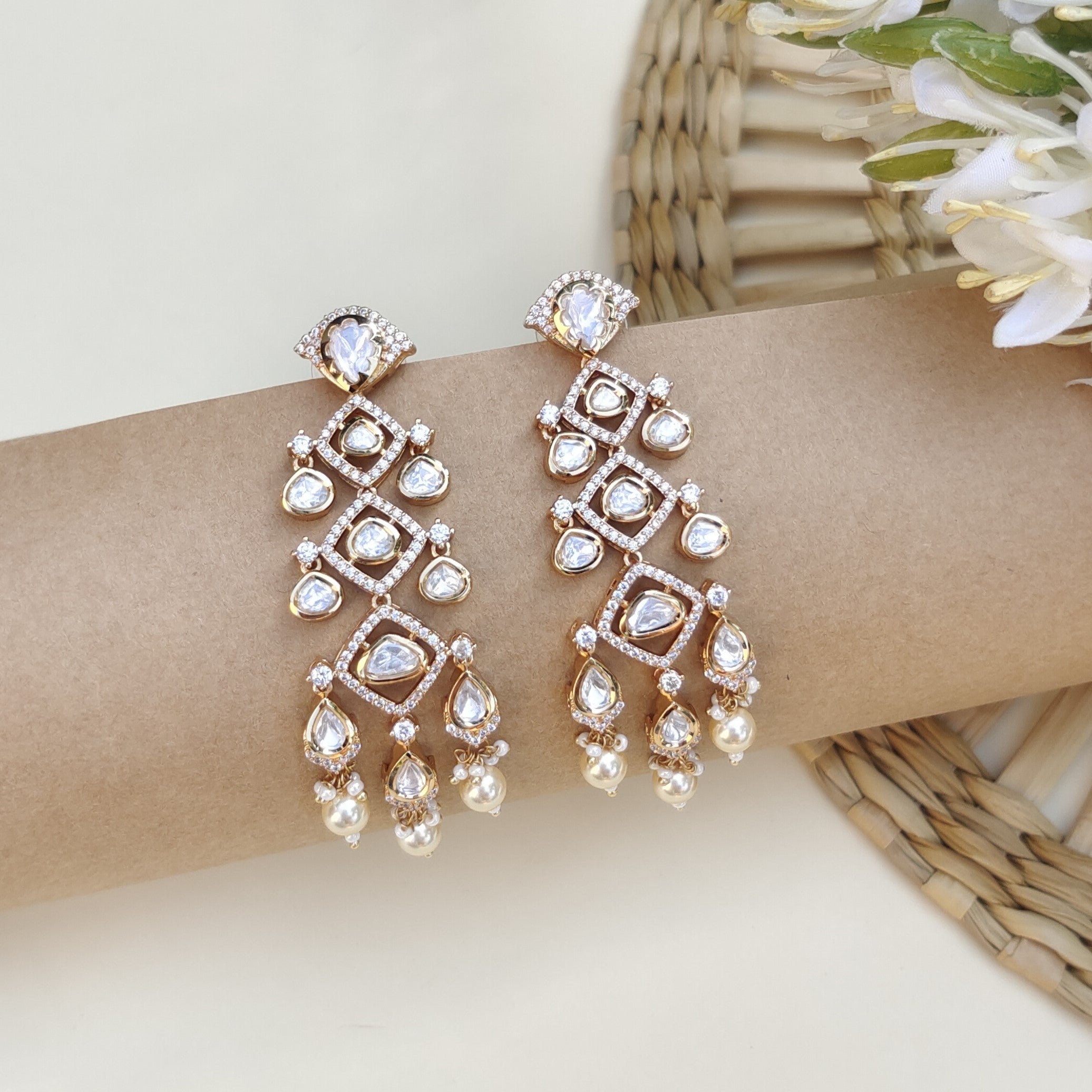 Gargi Kundan Earrings