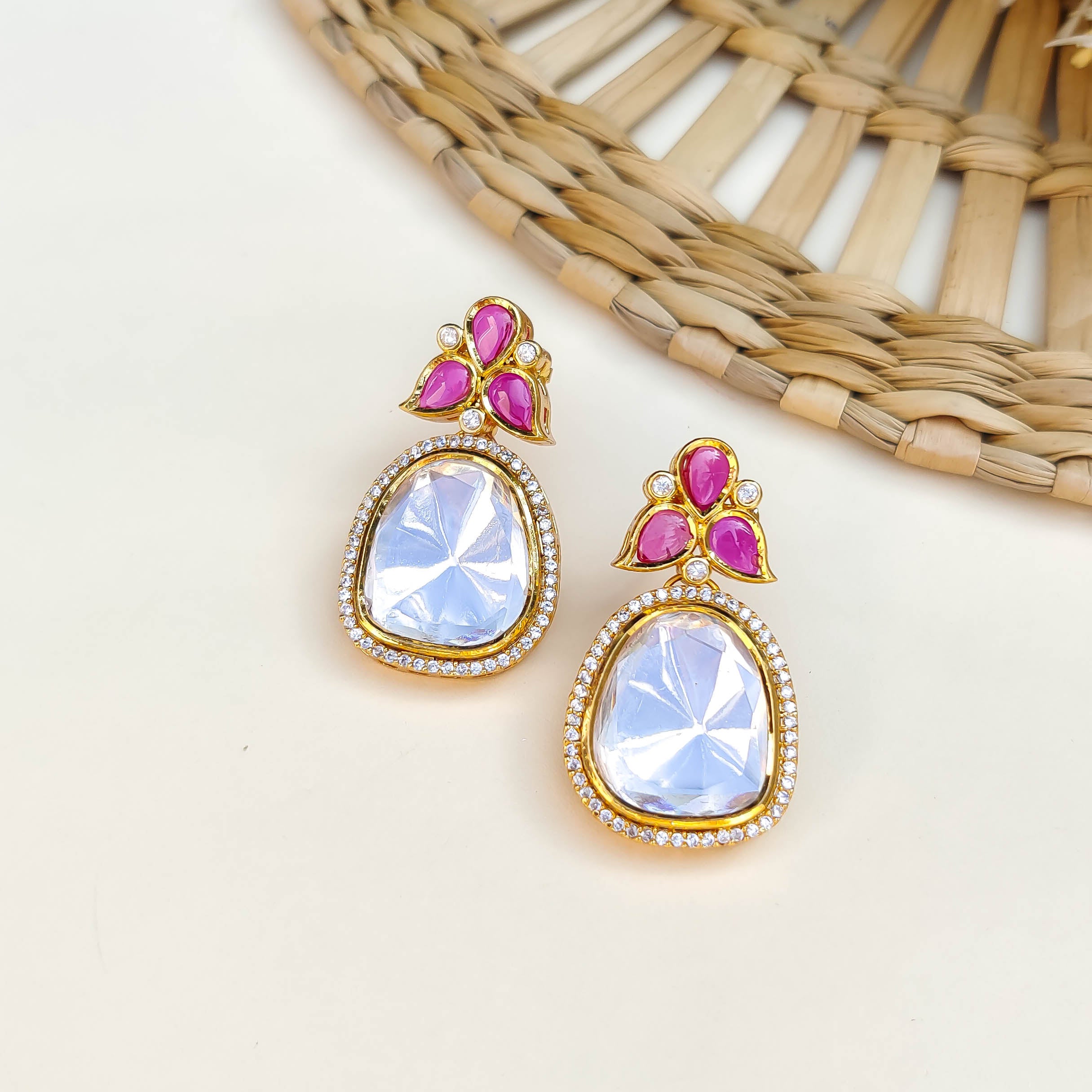 Oshin Kundan Earrings