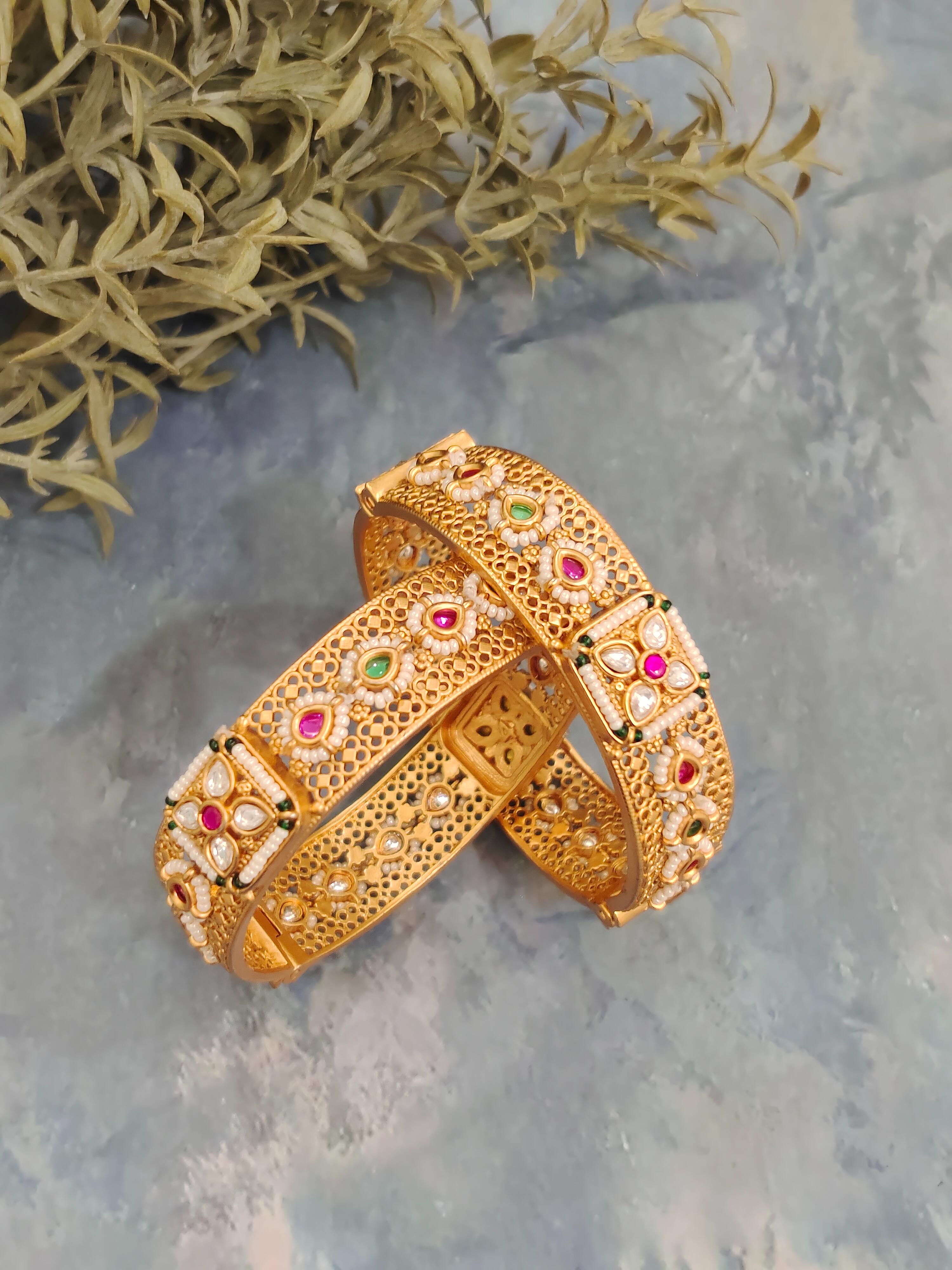 Adhira Temple Bangles