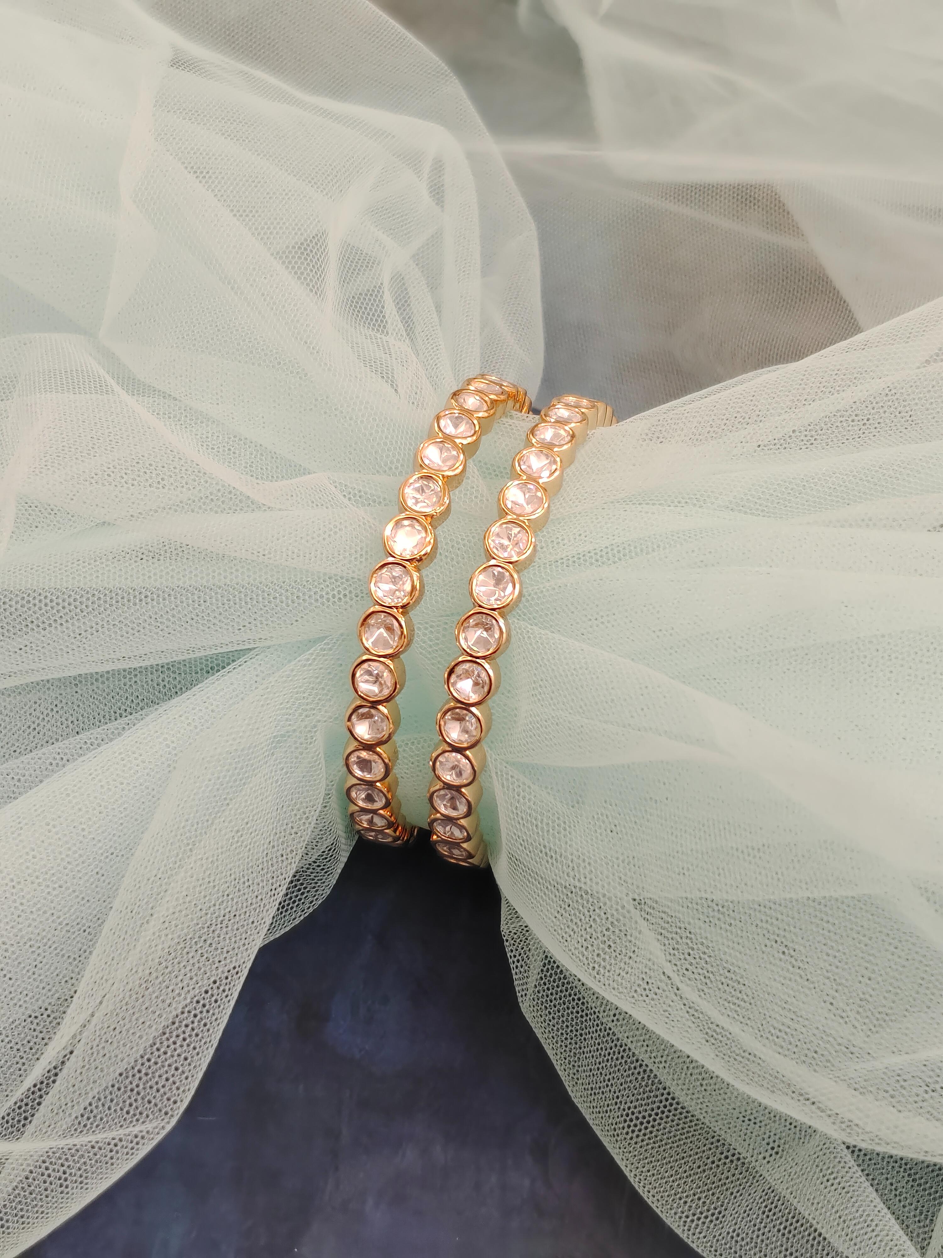 Kimaya Kundan Bangles