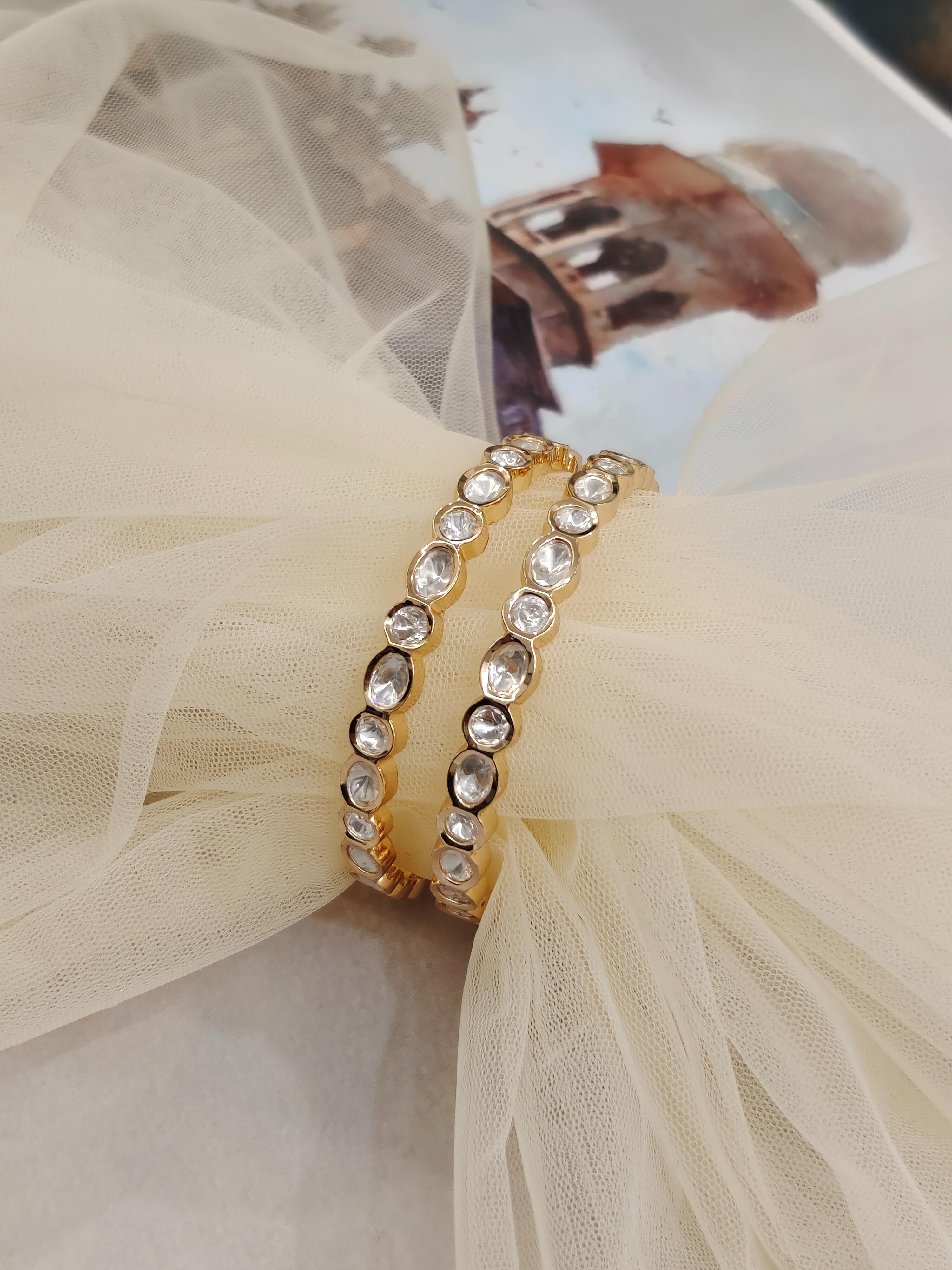 Adhira Kundan Bangles