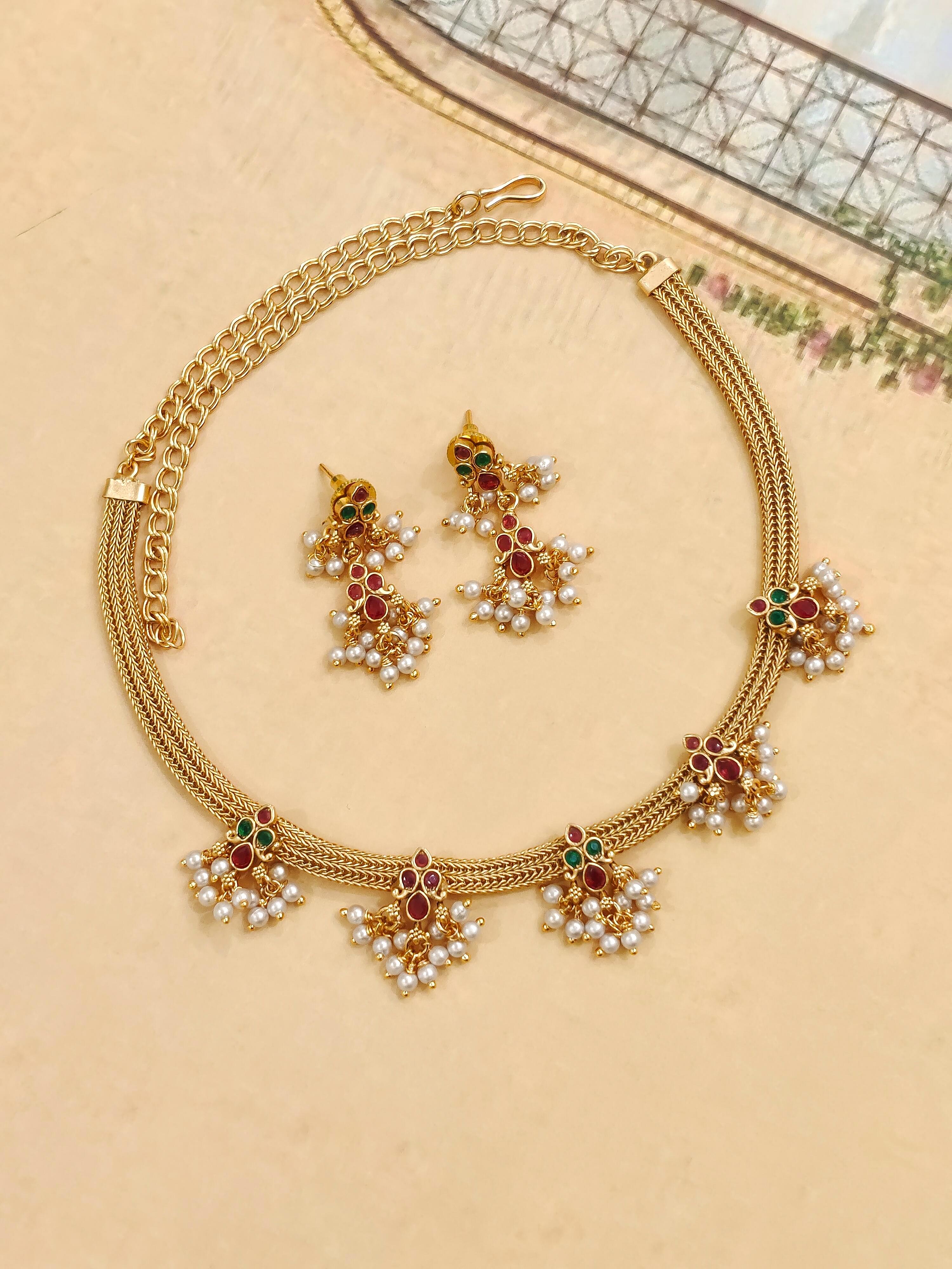 Aadhya Temple Necklace