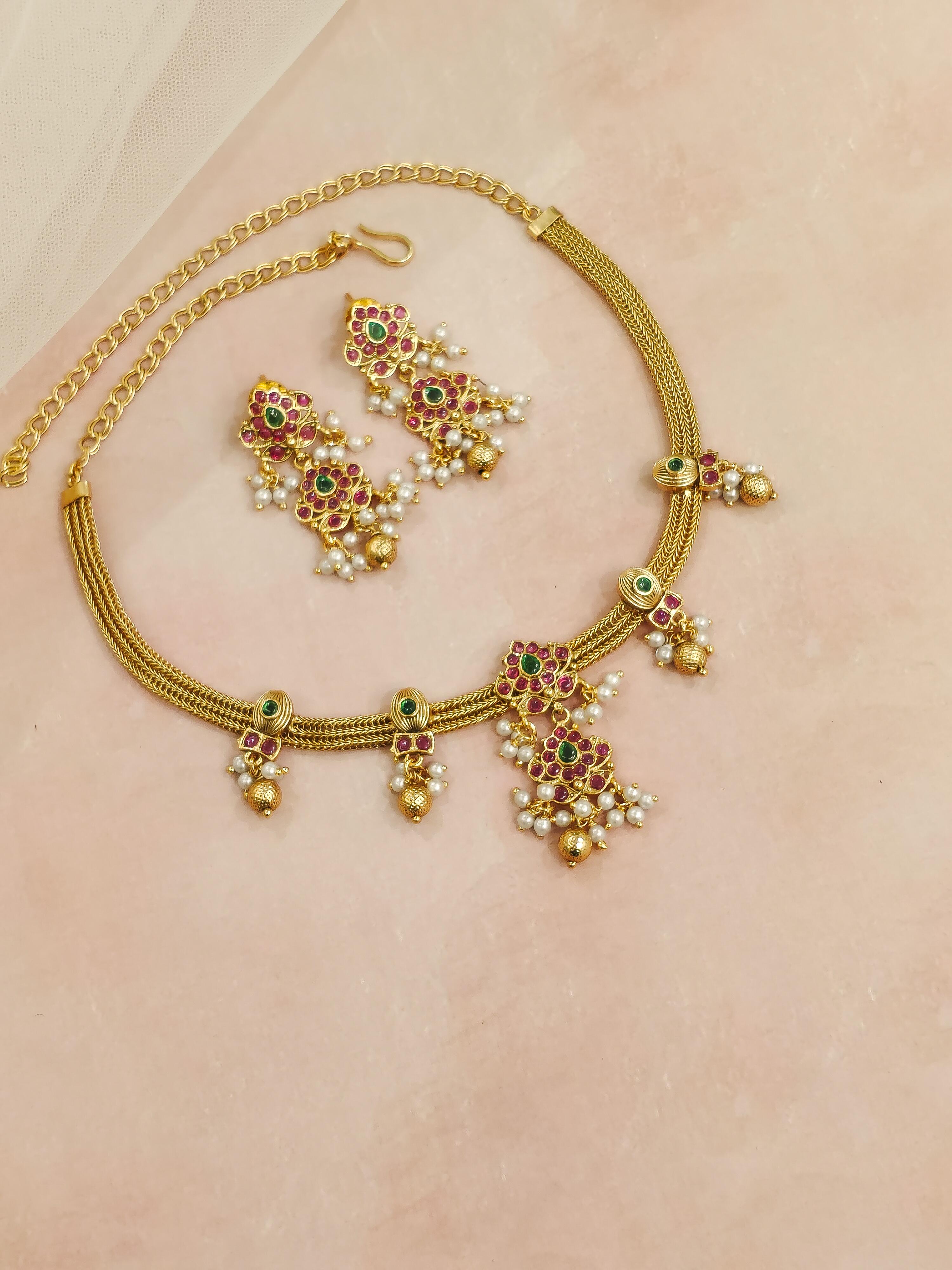 Adhira Temple Necklace