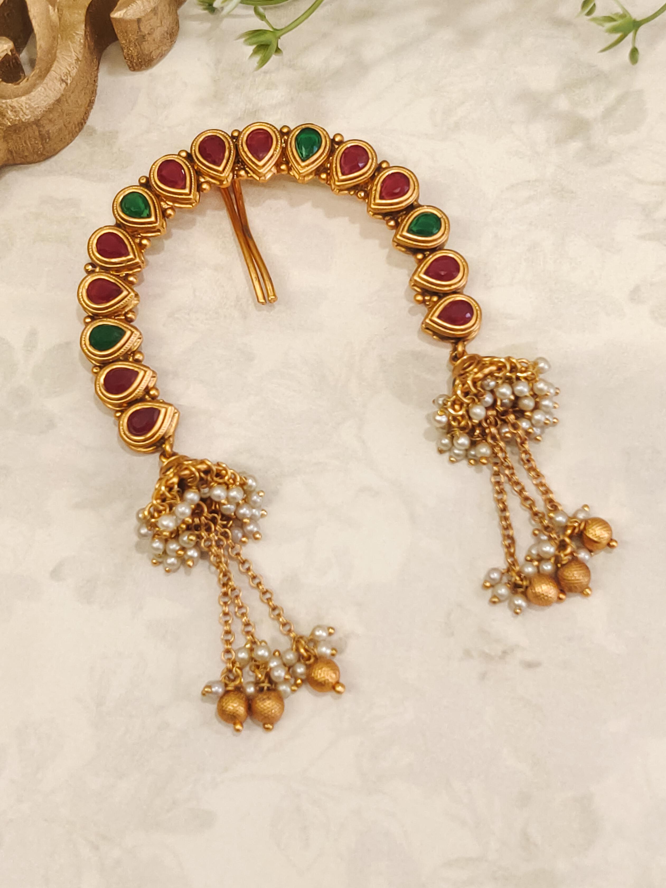 Kemp Stone Bun Hair Pin