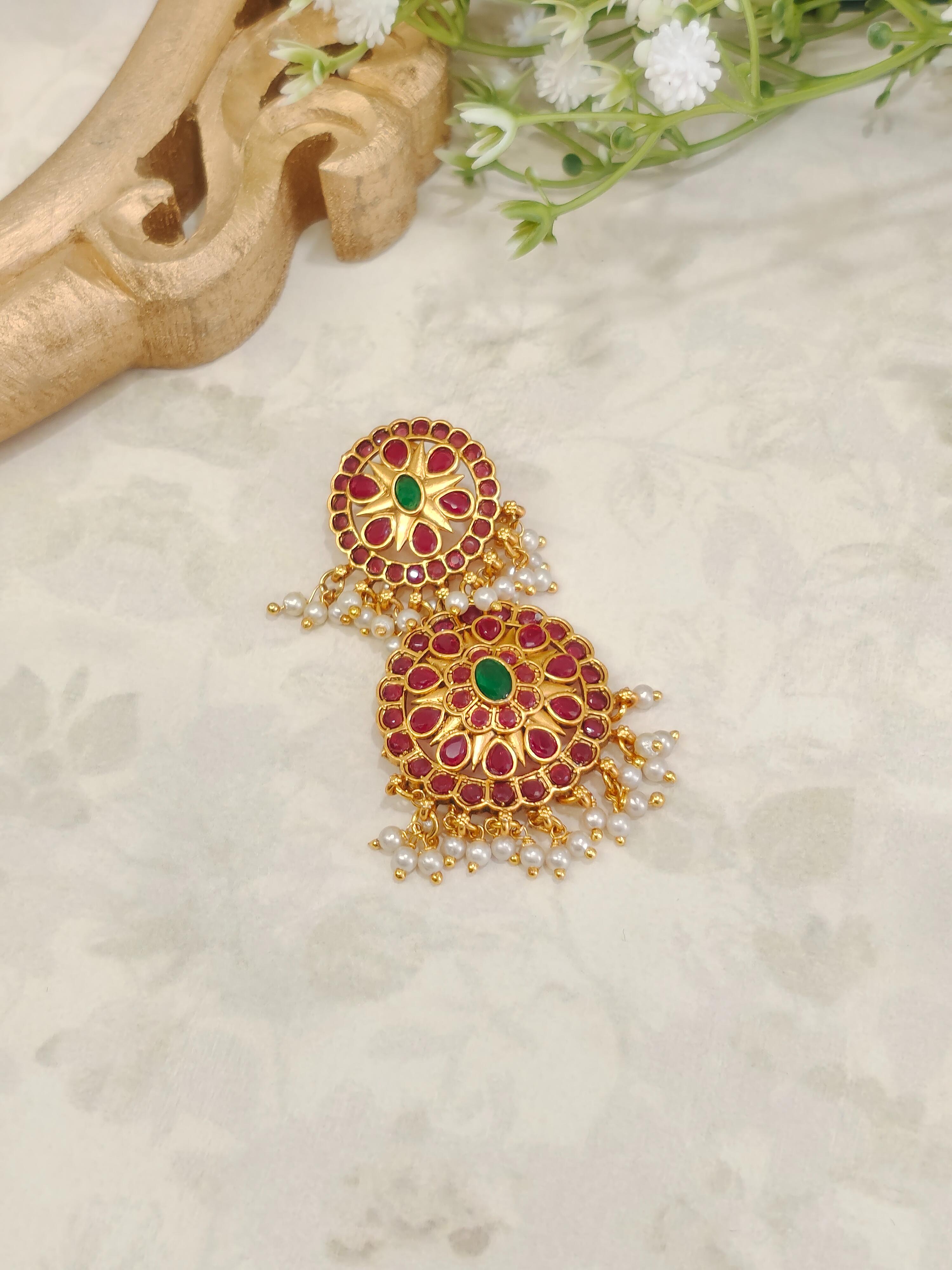 Kemp Stone Floral Hair Bun Pin