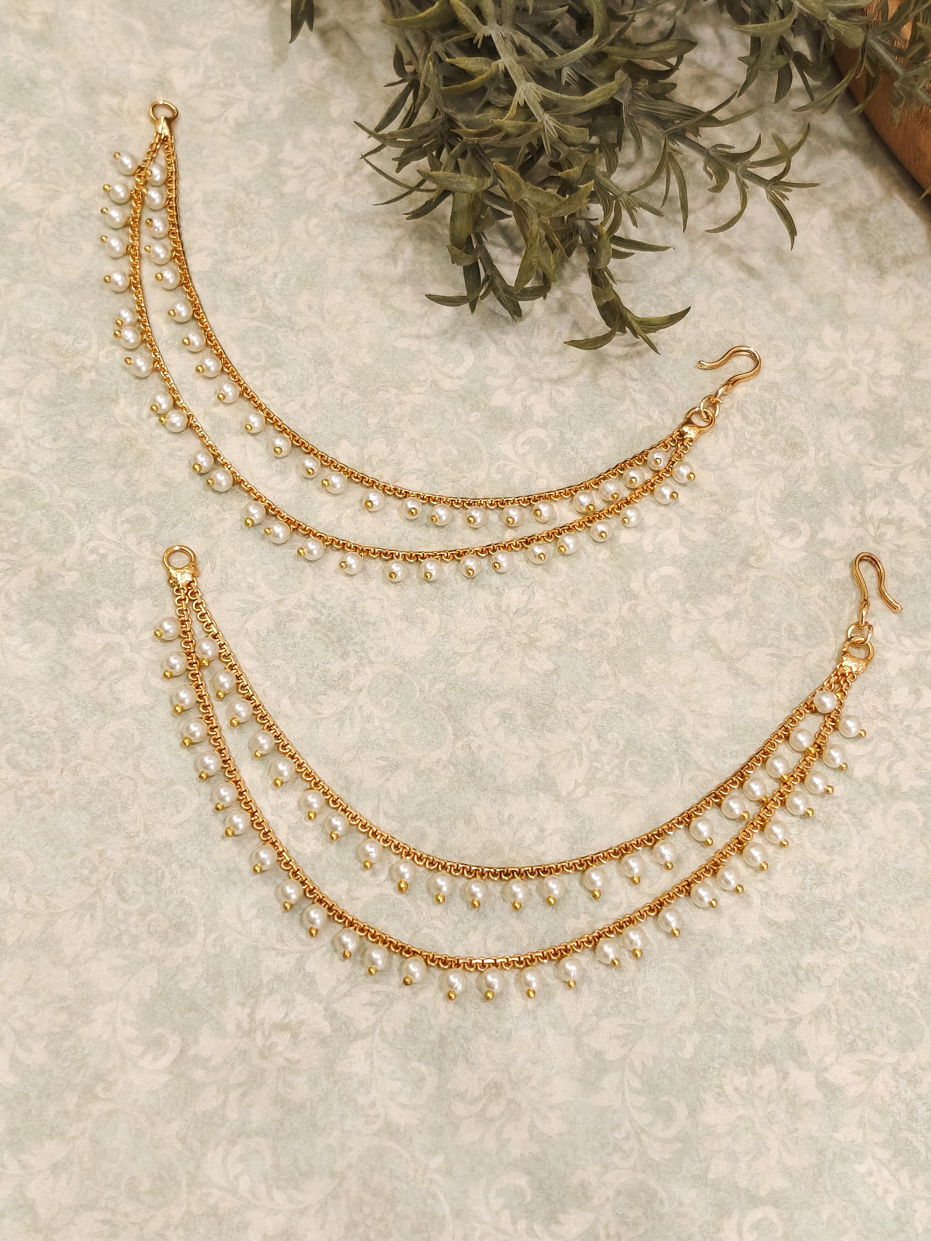 Charita Temple Ear Chain