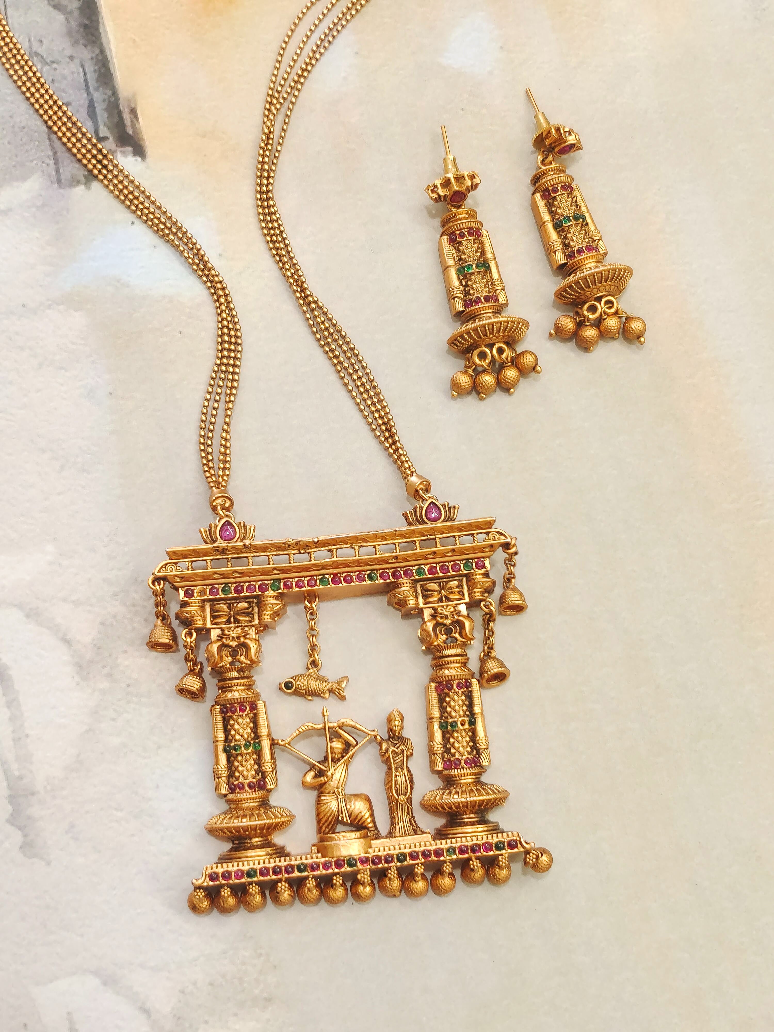 Draupadi Swayamvar Necklace - Mahabharat
